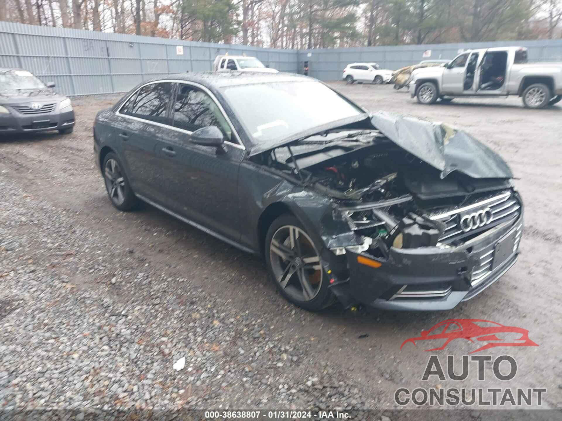 AUDI A4 2017 - WAUENAF45HN017699