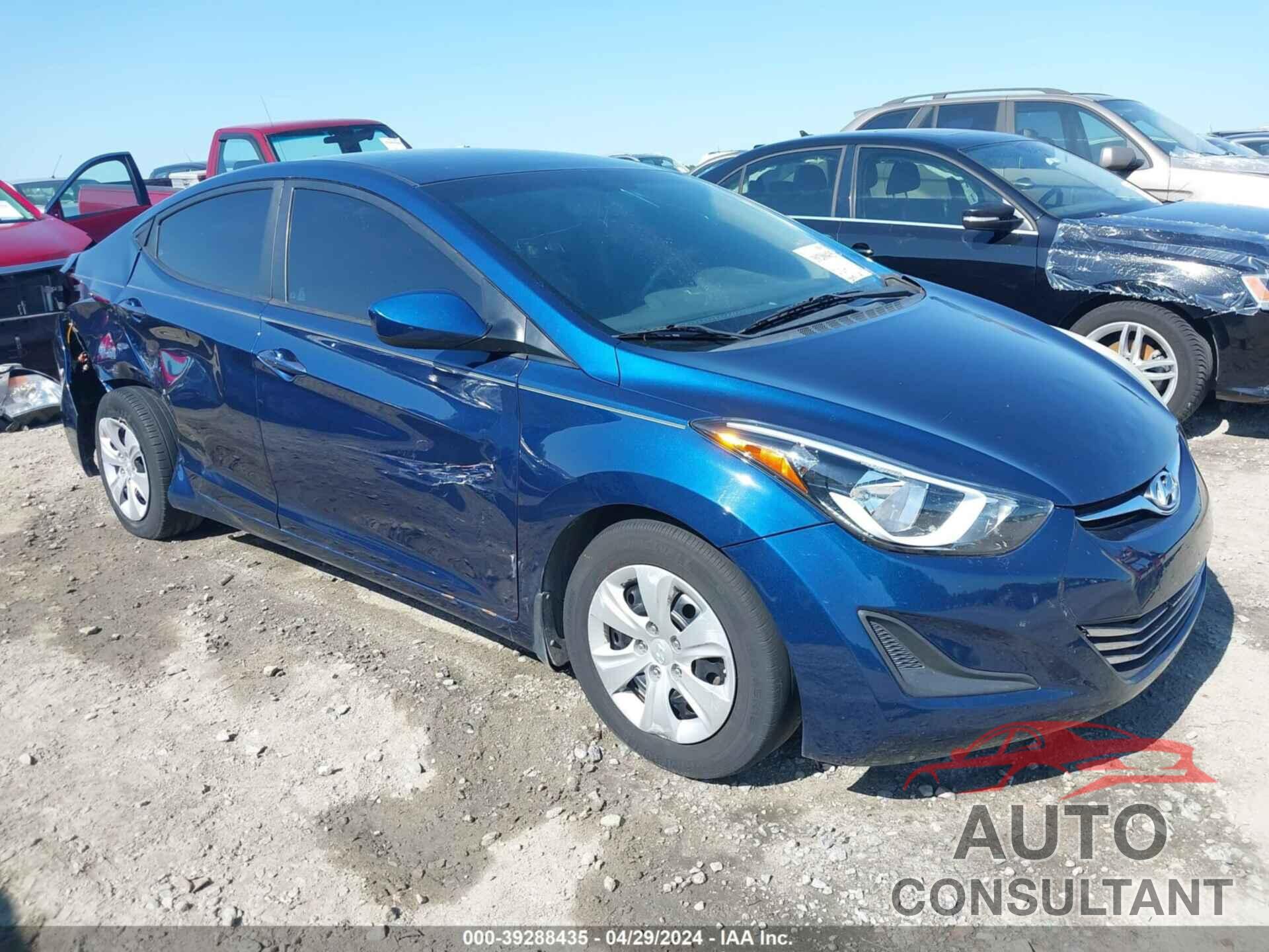 HYUNDAI ELANTRA 2016 - 5NPDH4AE1GH720822