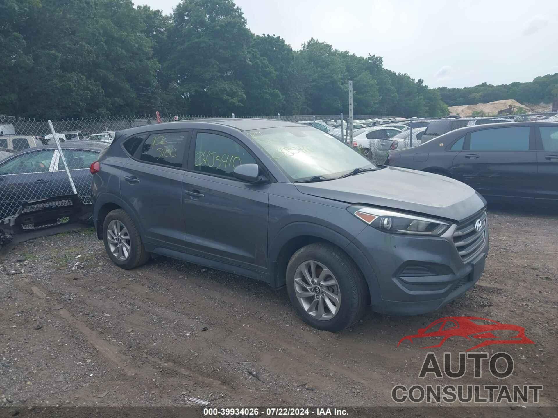 HYUNDAI TUCSON 2017 - KM8J23A42HU269473