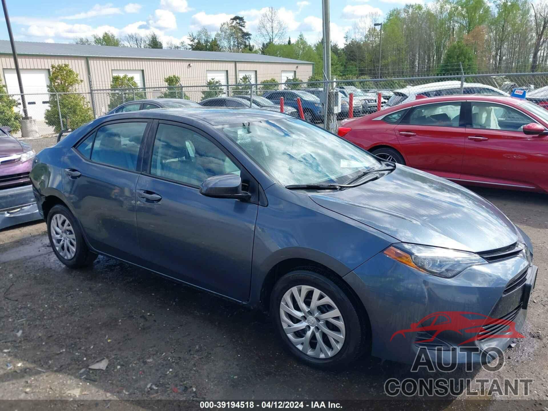TOYOTA COROLLA 2019 - 2T1BURHE8KC209674