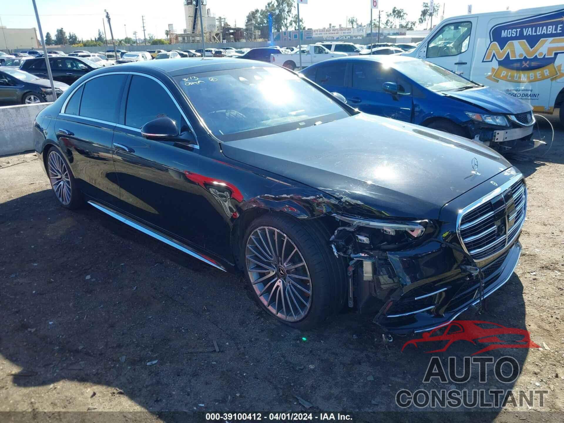 MERCEDES-BENZ S 580 2022 - W1K6G7GB9NA069444