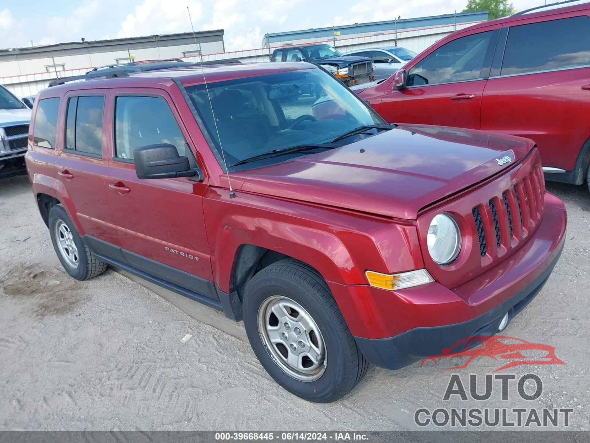 JEEP PATRIOT 2017 - 1C4NJPBB1HD121229