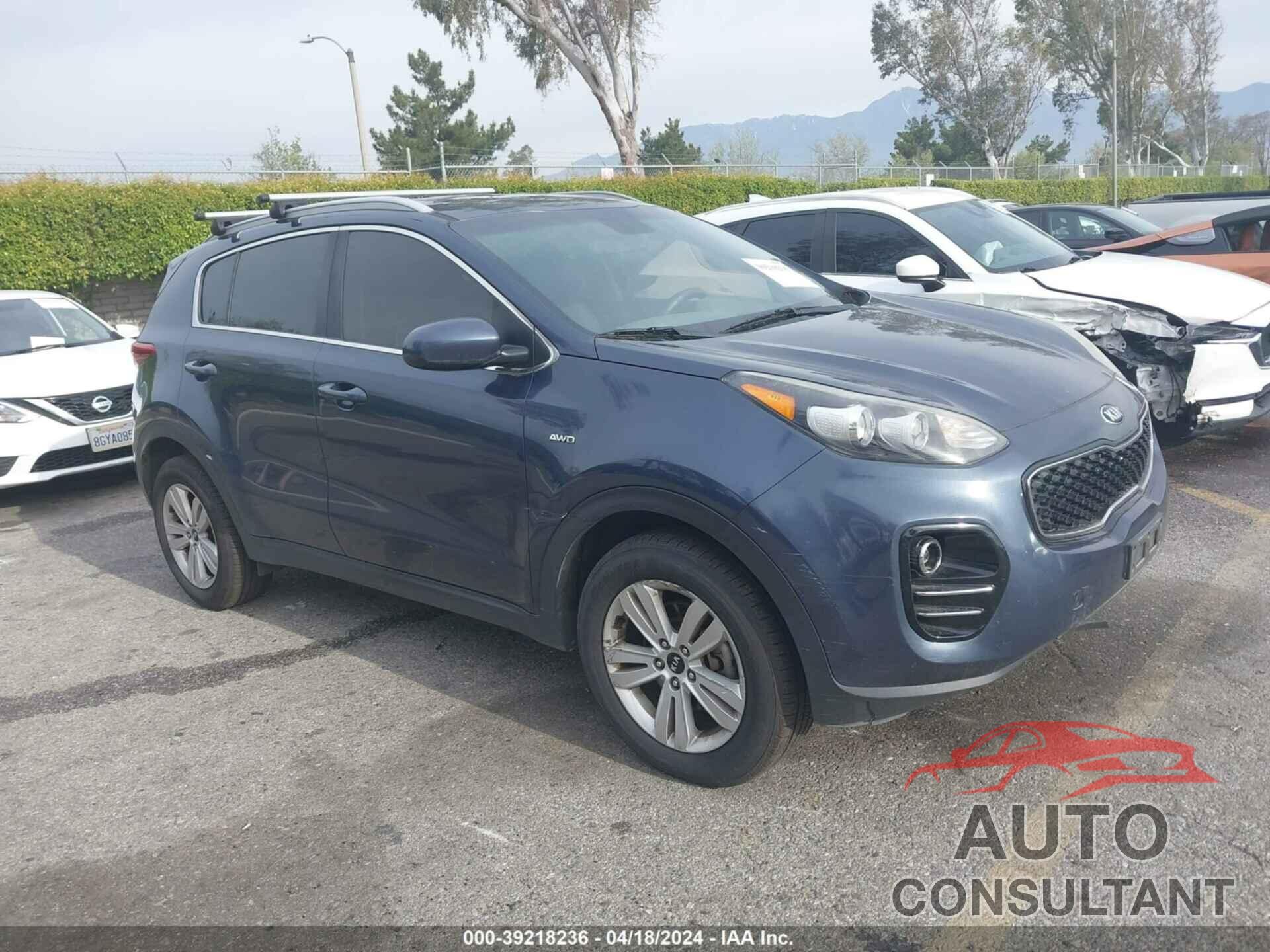 KIA SPORTAGE 2017 - KNDPMCAC9H7219801