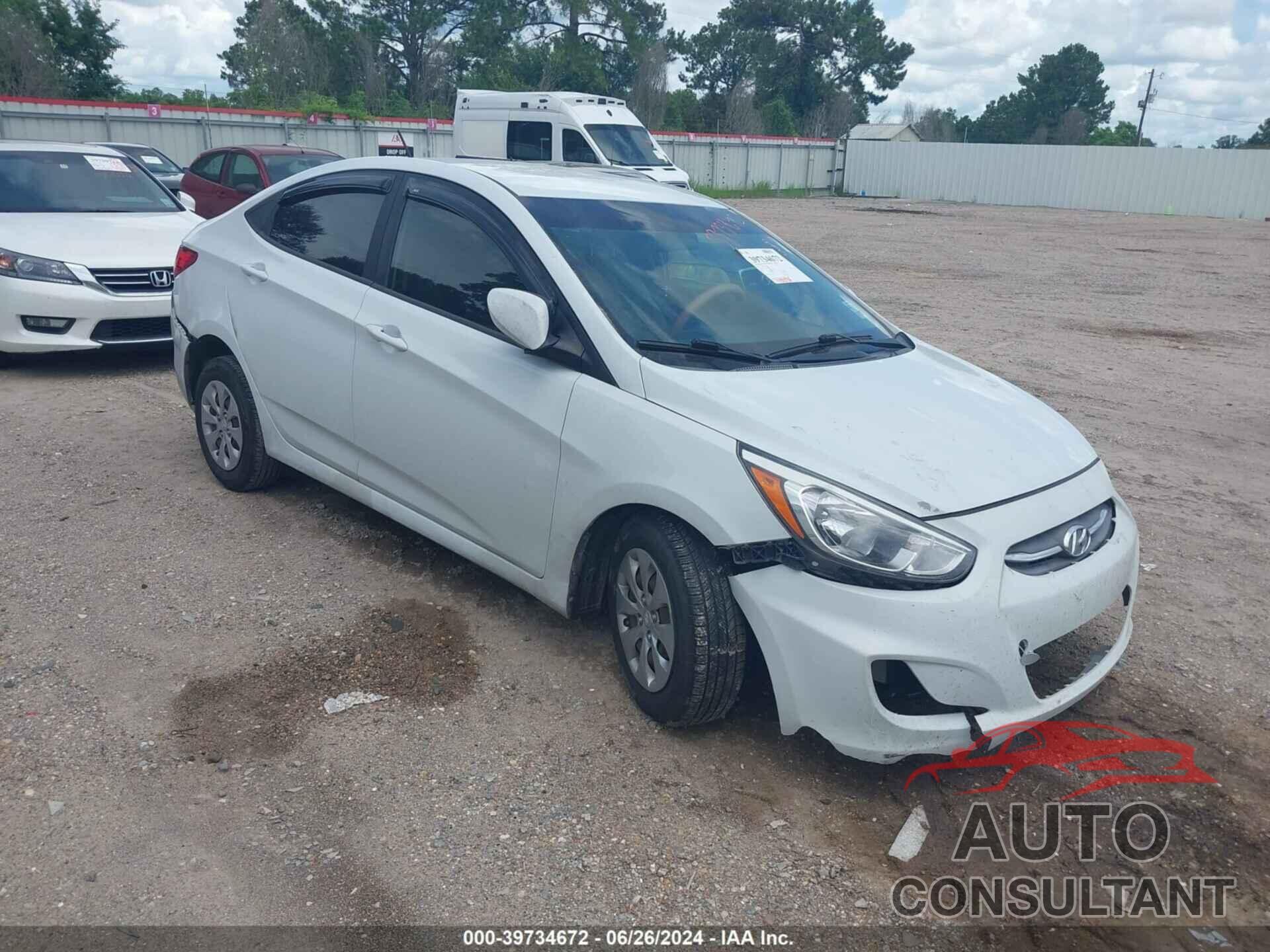 HYUNDAI ACCENT 2017 - KMHCT4AE1HU371190