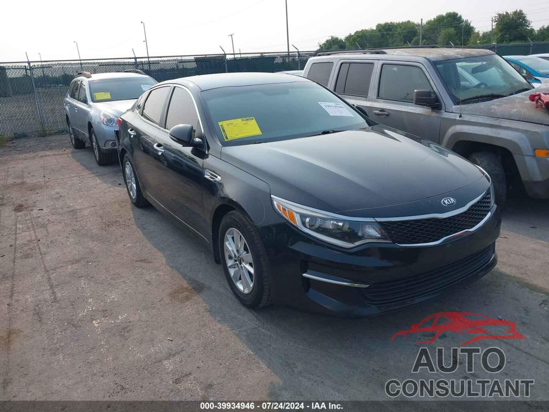 KIA OPTIMA 2016 - 5XXGT4L30GG099379