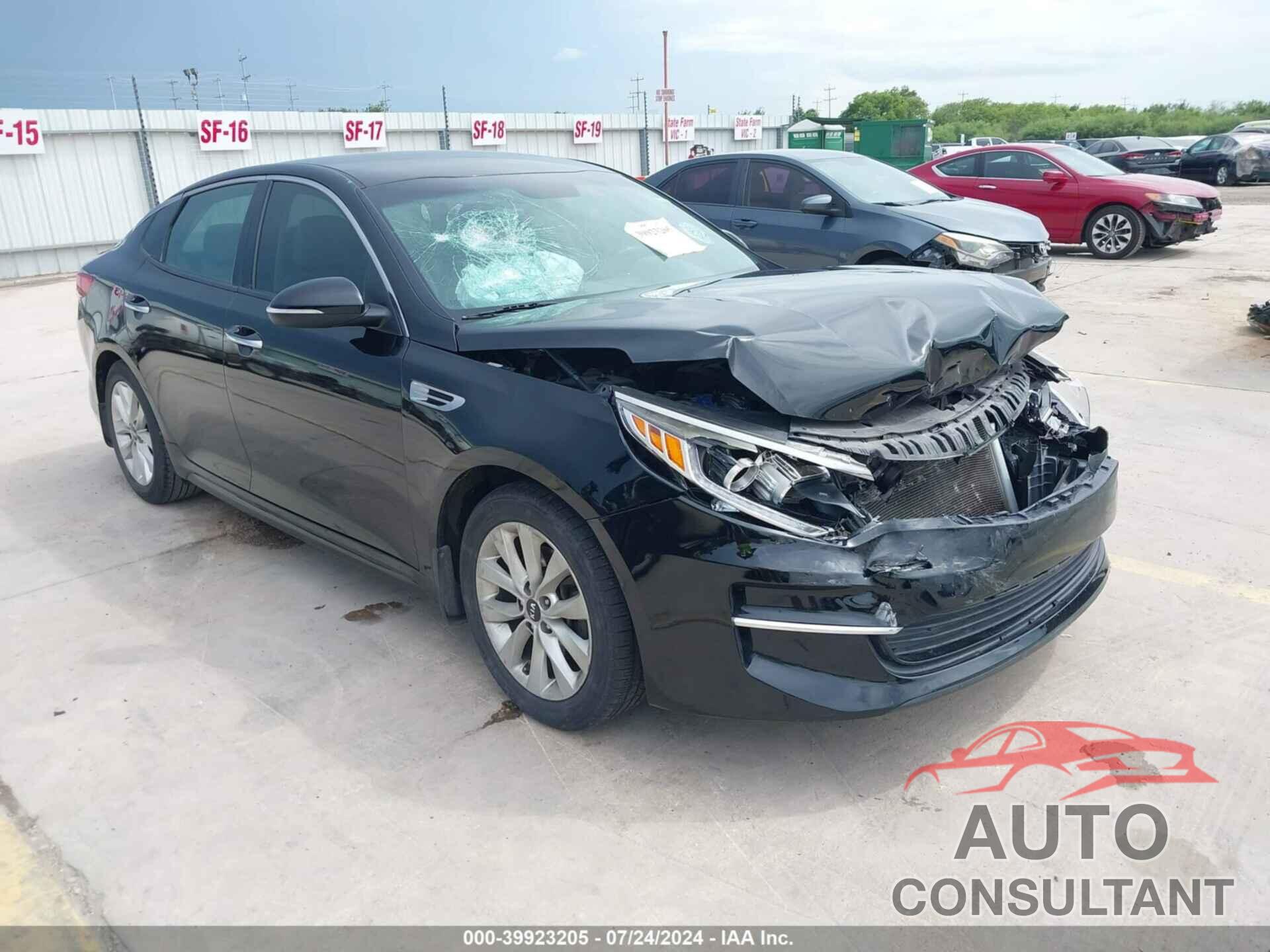 KIA OPTIMA 2018 - 5XXGU4L33JG260702