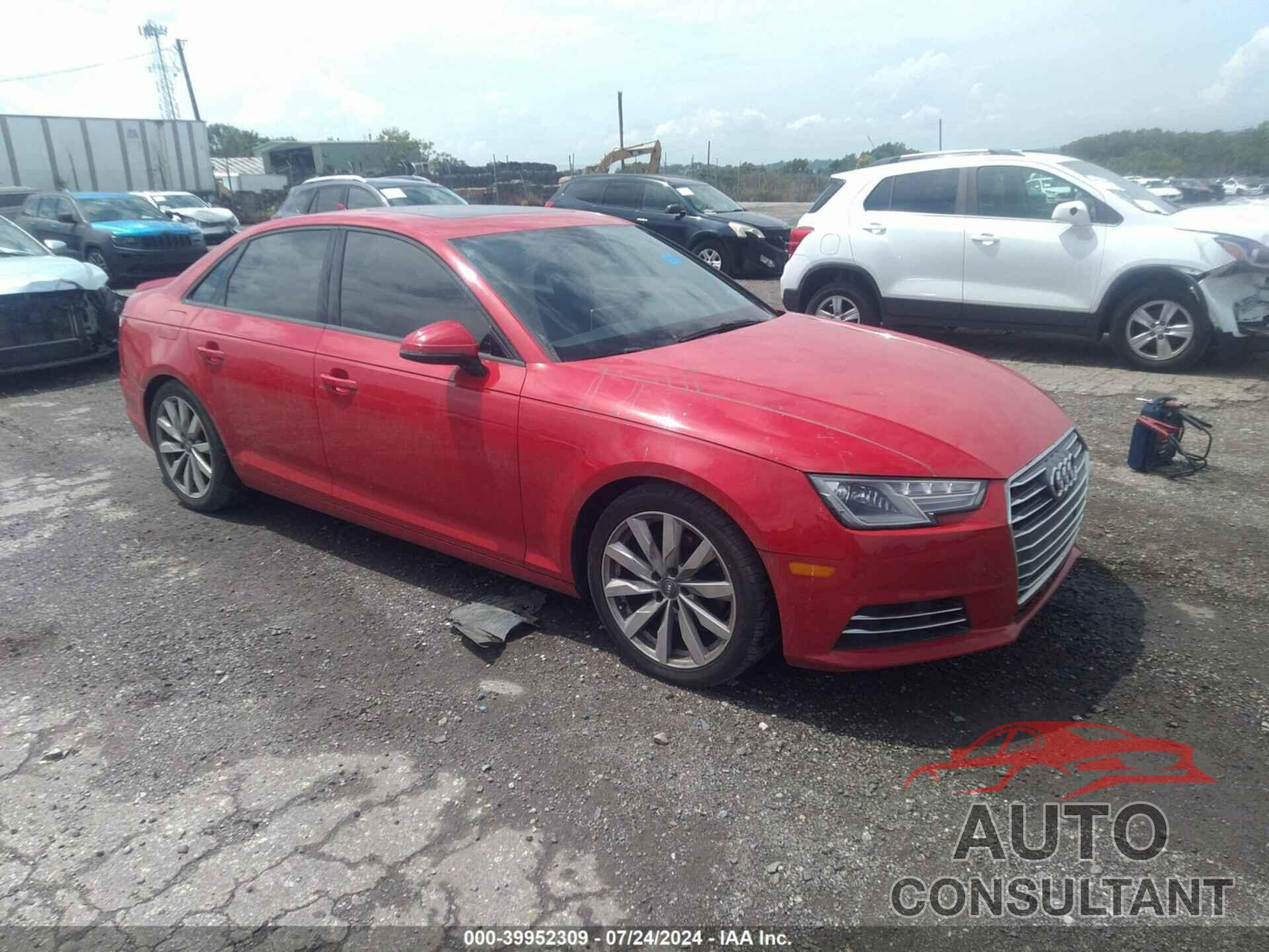 AUDI A4 2017 - WAUGMAF44HN061916