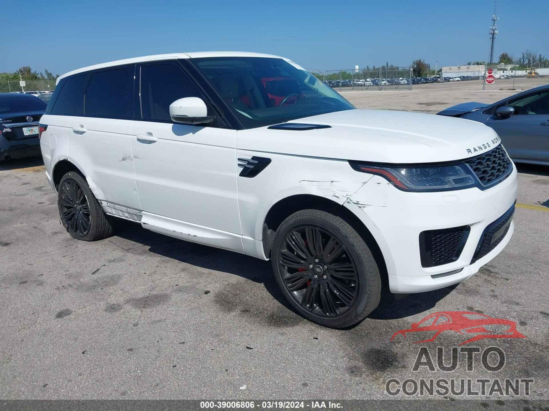 LAND ROVER RANGE ROVER SPORT 2020 - SALWG2SU9LA739716