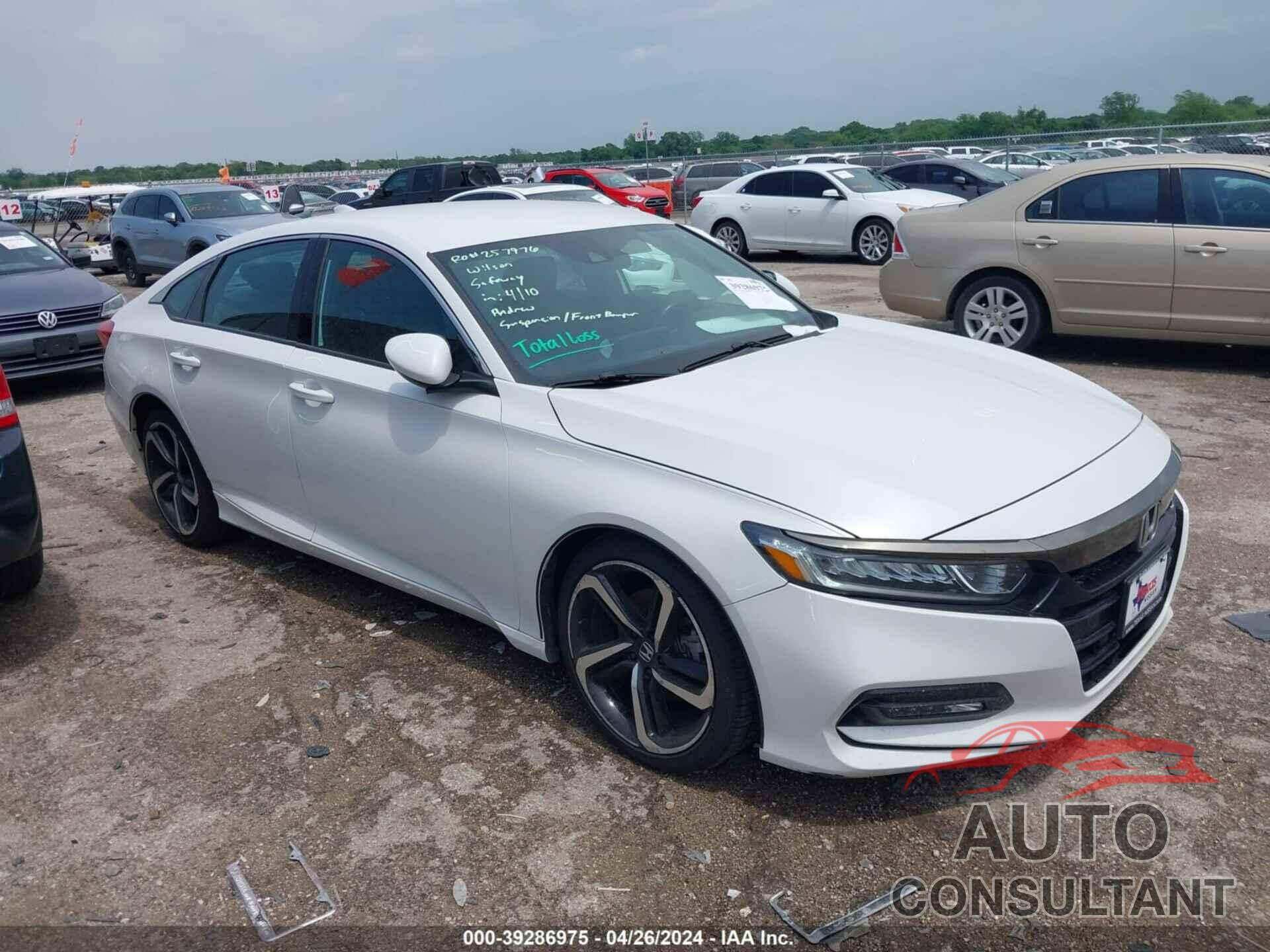 HONDA ACCORD 2019 - 1HGCV1F37KA175673