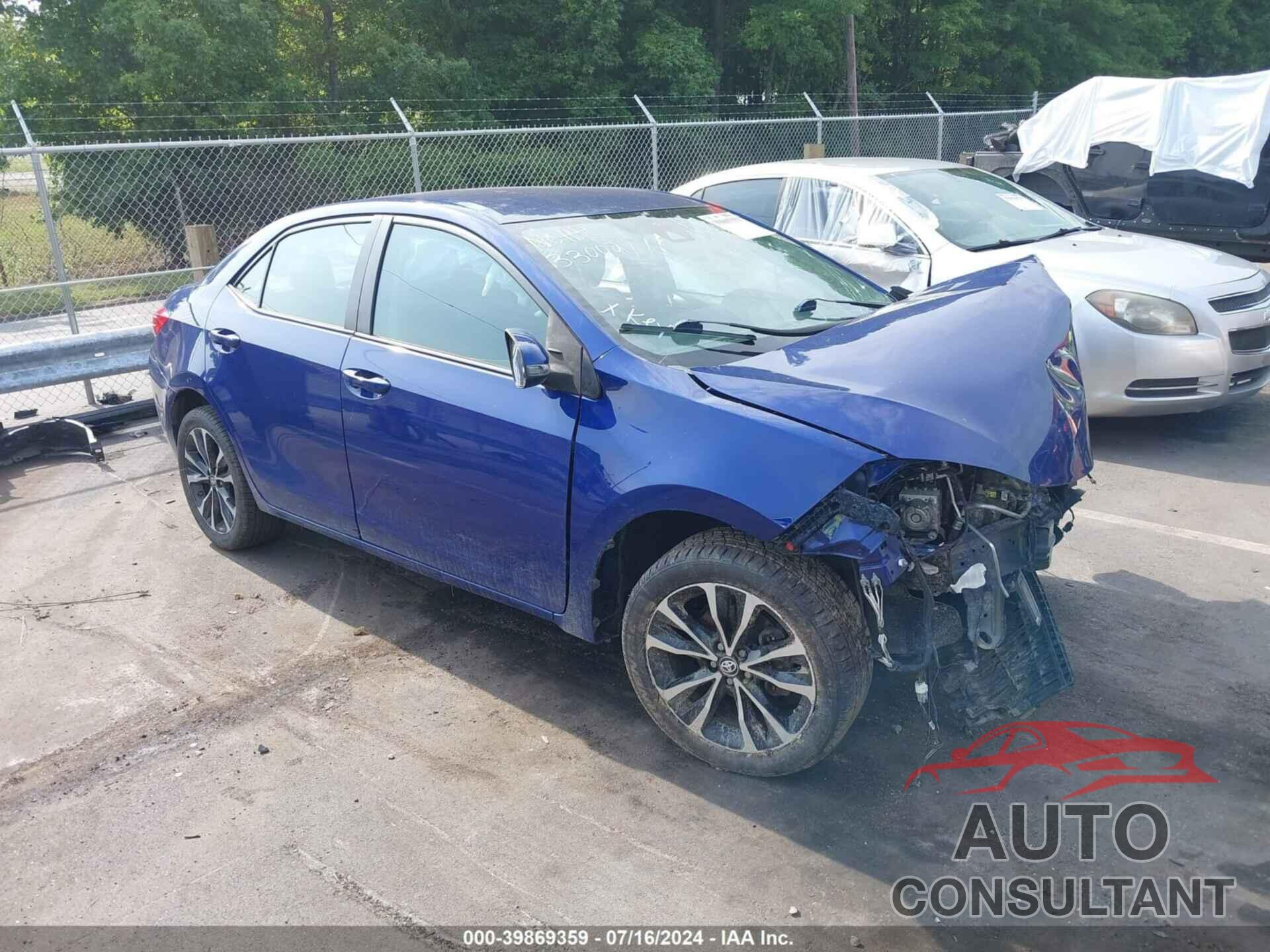 TOYOTA COROLLA 2017 - 5YFBURHE5HP669464