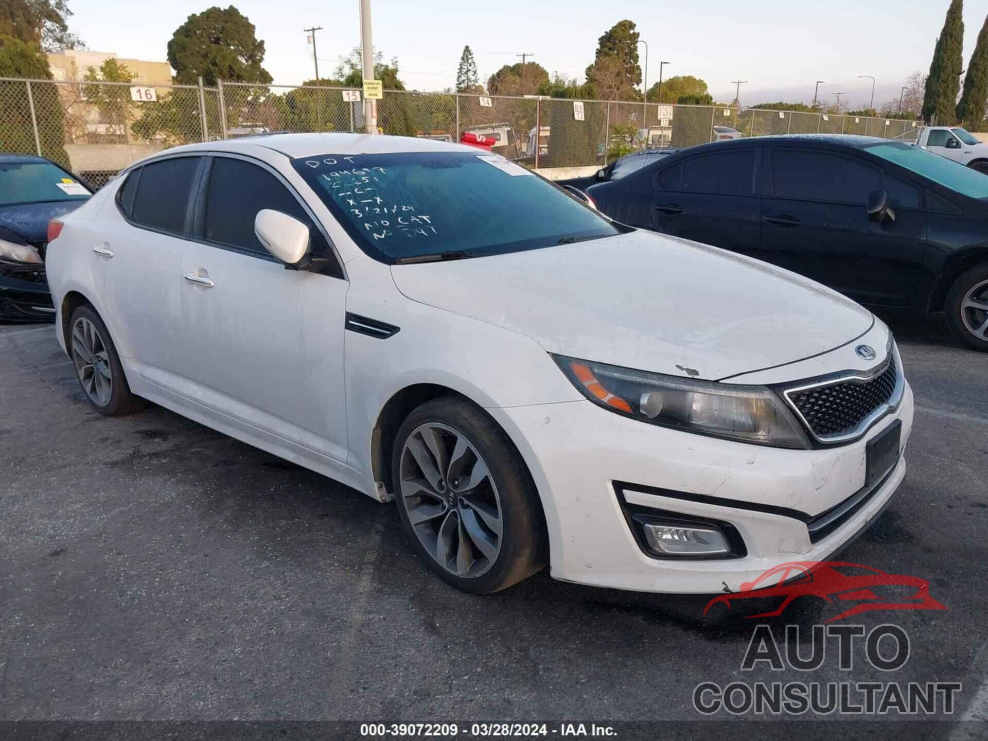 KIA OPTIMA 2014 - 5XXGR4A79EG261558