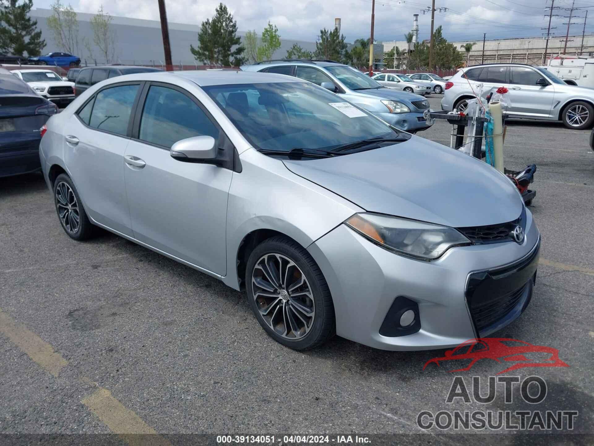 TOYOTA COROLLA 2016 - 2T1BURHE7GC670680