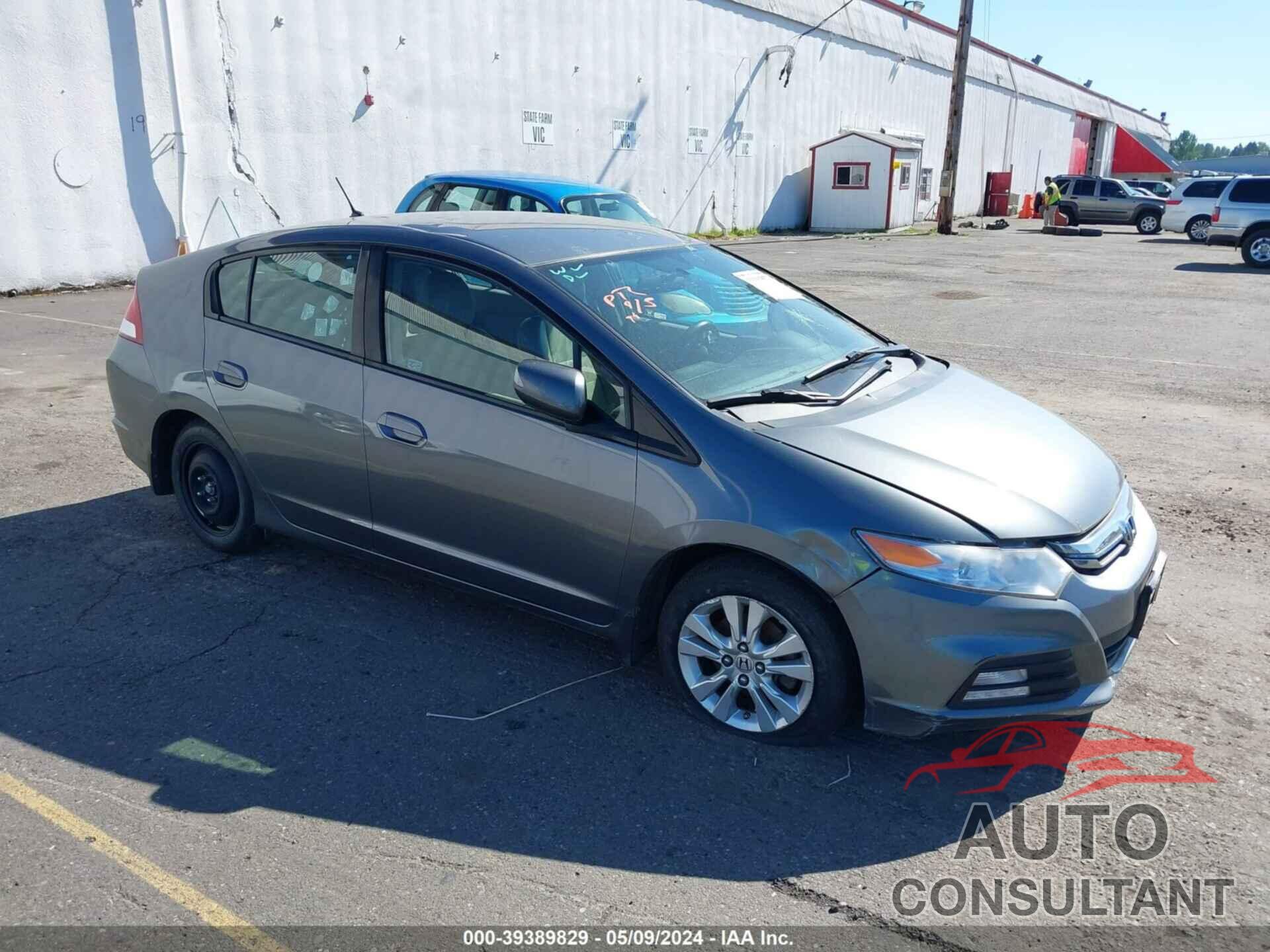 HONDA INSIGHT 2012 - JHMZE2H75CS004736