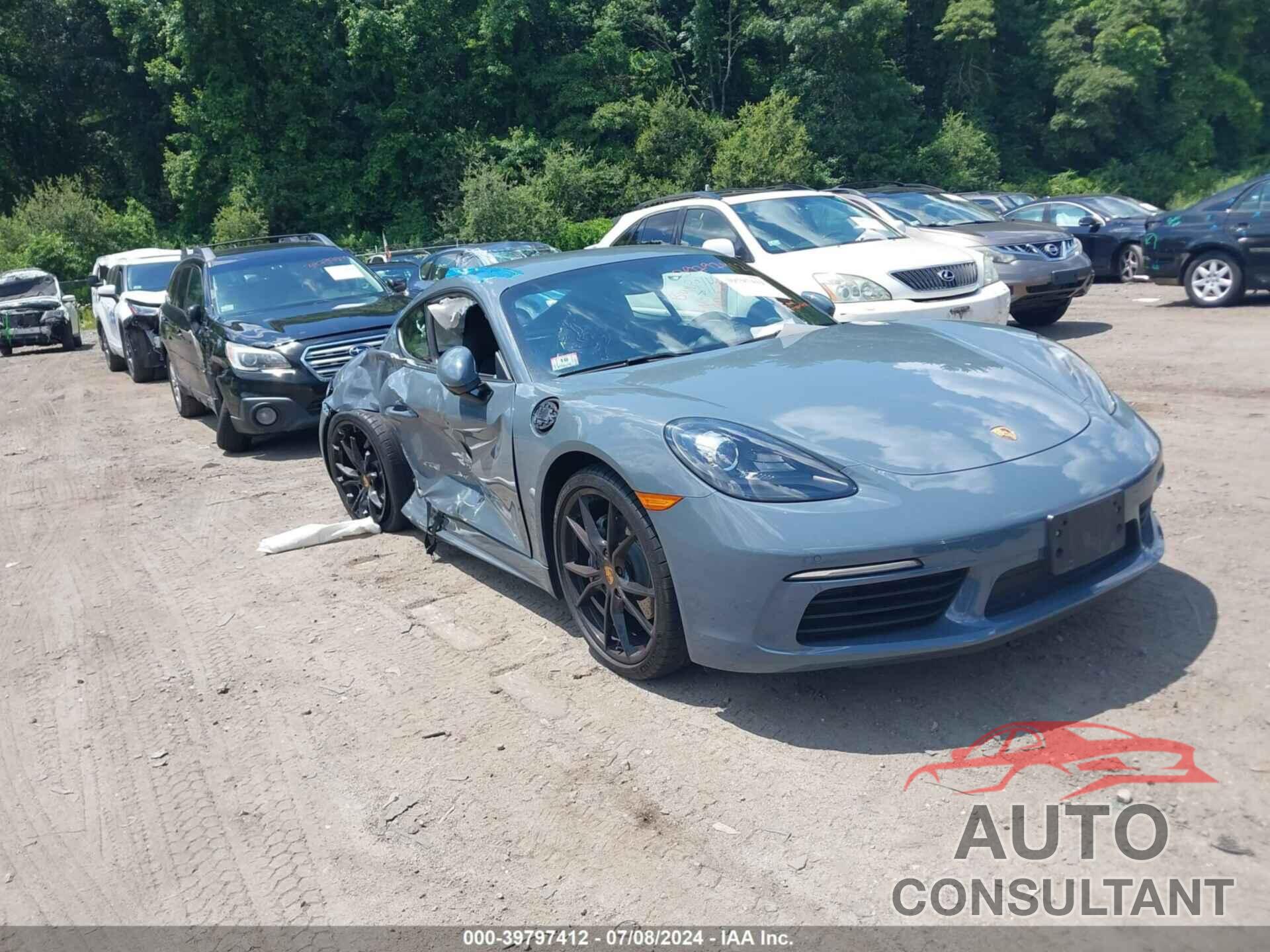 PORSCHE 718 CAYMAN 2018 - WP0AA2A89JK262641