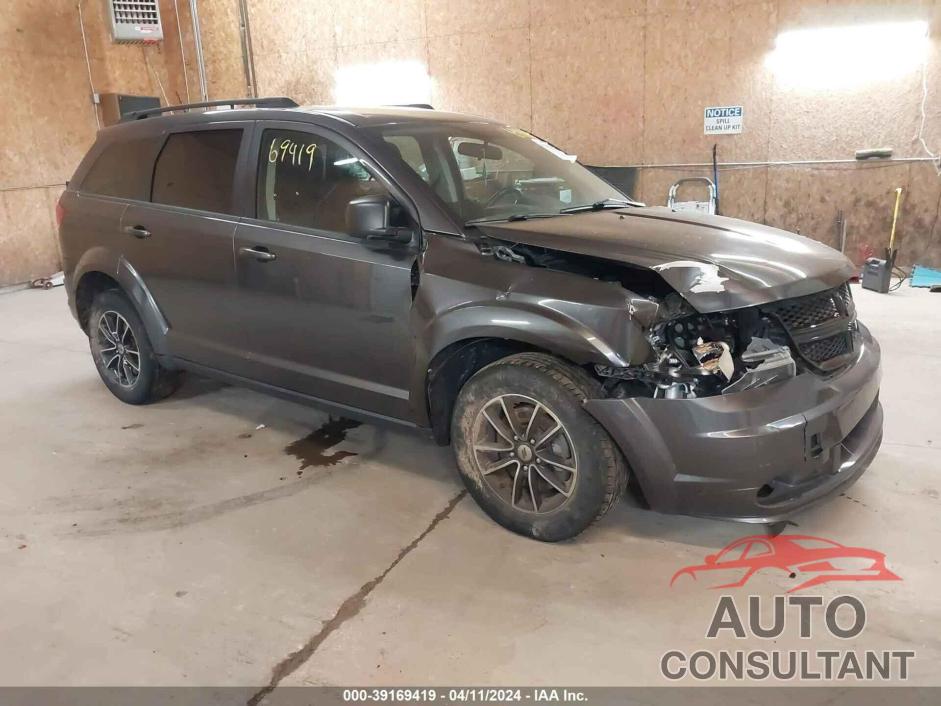 DODGE JOURNEY 2018 - 3C4PDCAB4JT170435
