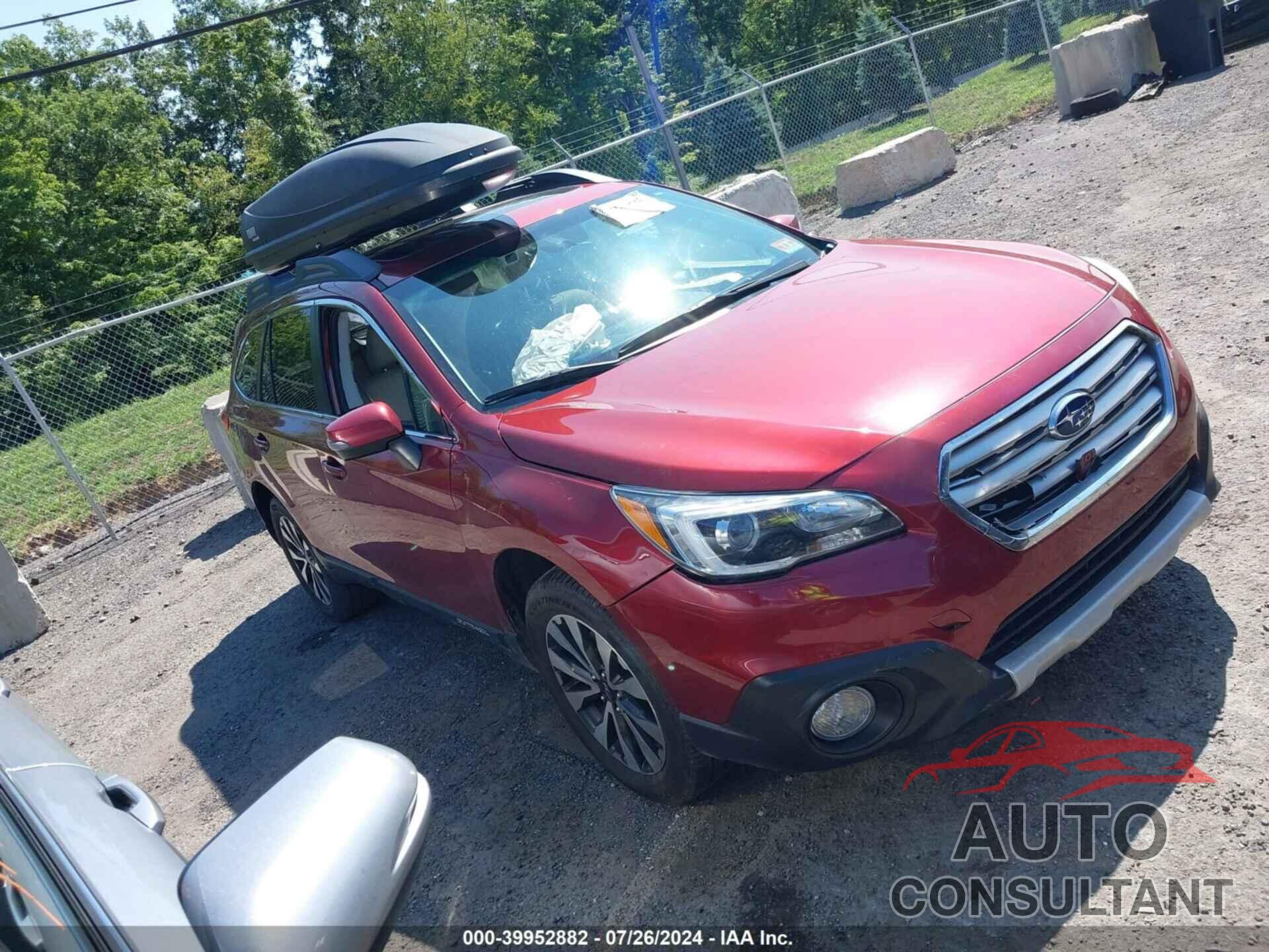 SUBARU OUTBACK 2016 - 4S4BSANC2G3247455