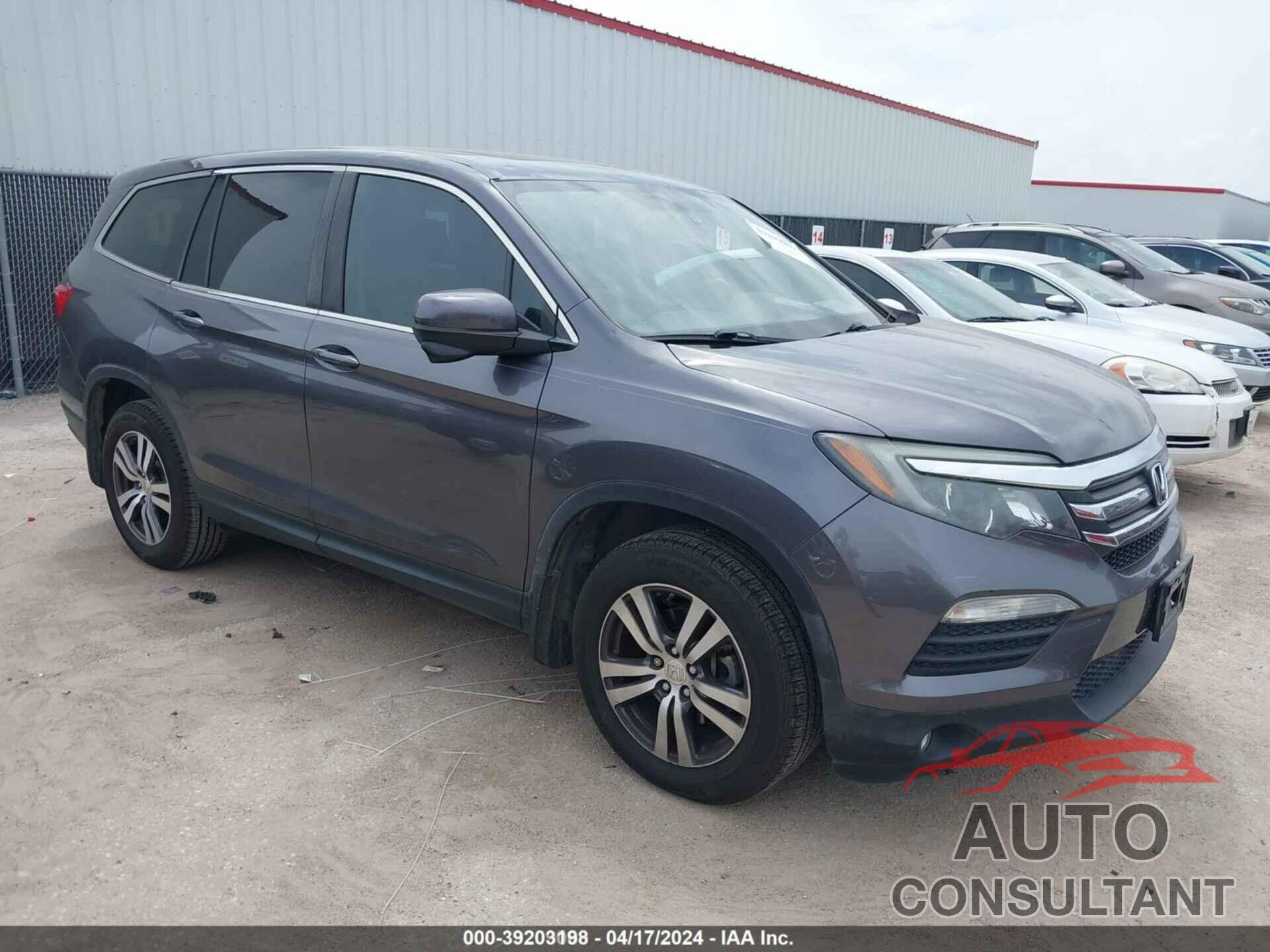 HONDA PILOT 2017 - 5FNYF5H75HB041348