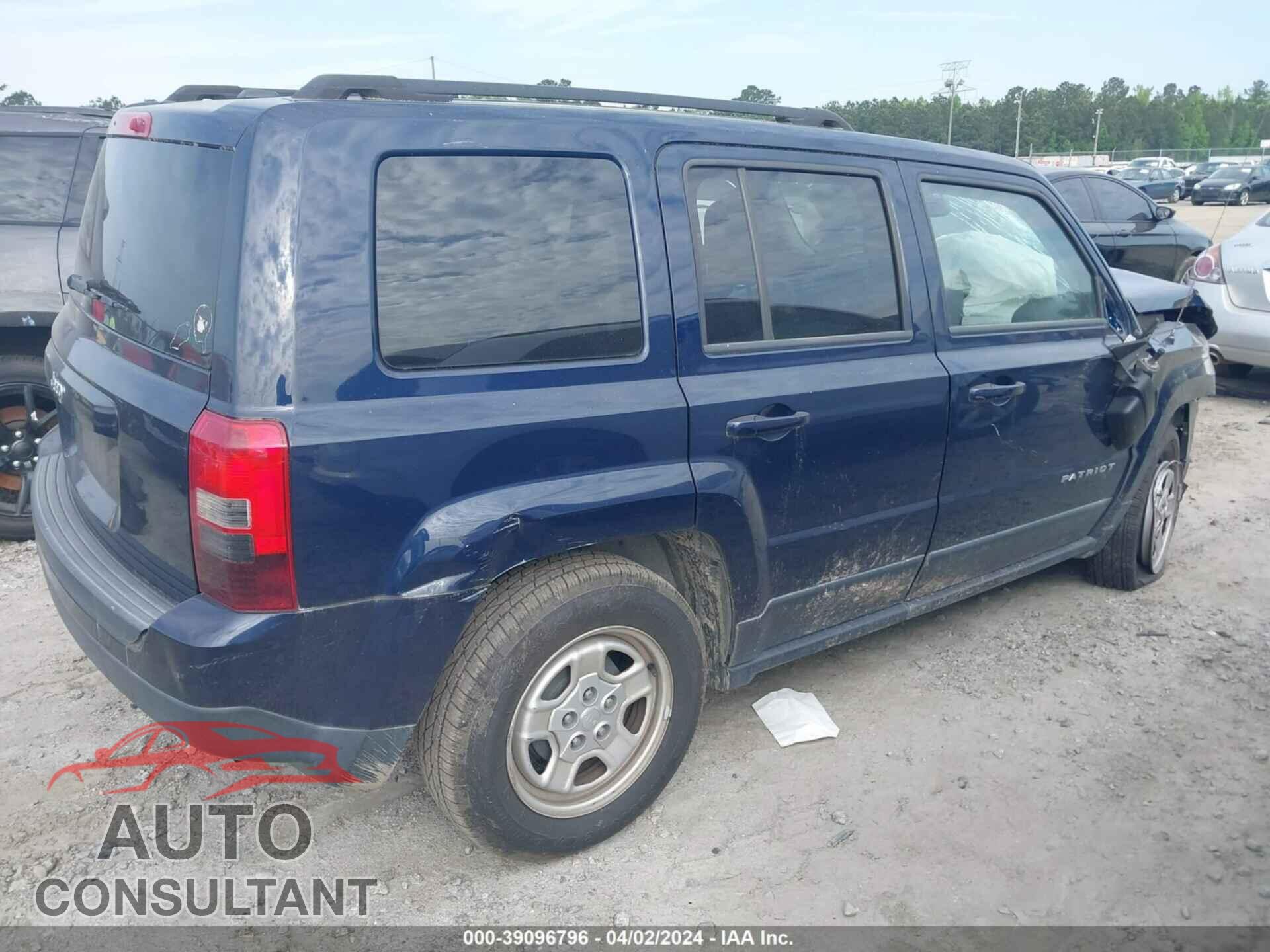 JEEP PATRIOT 2017 - 1C4NJPBB2HD158564