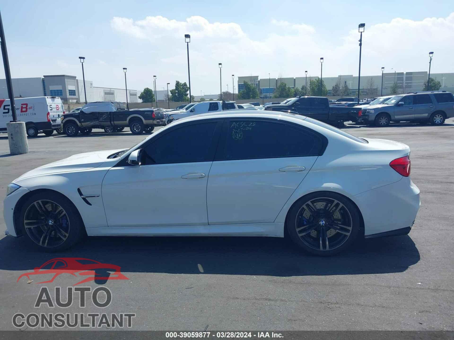 BMW M3 2017 - WBS8M9C33H5G86157