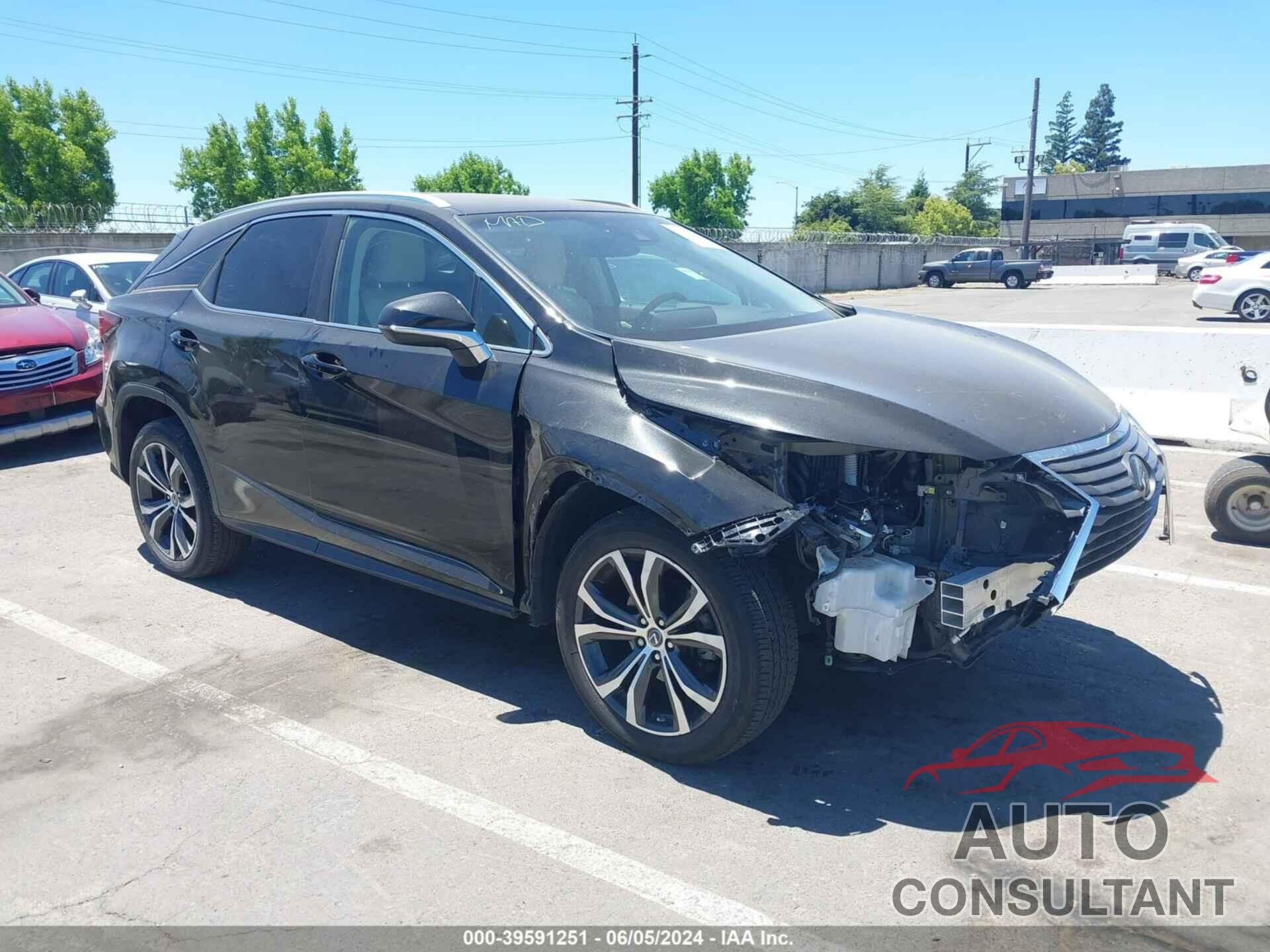 LEXUS RX 350 2018 - 2T2ZZMCA2JC103691