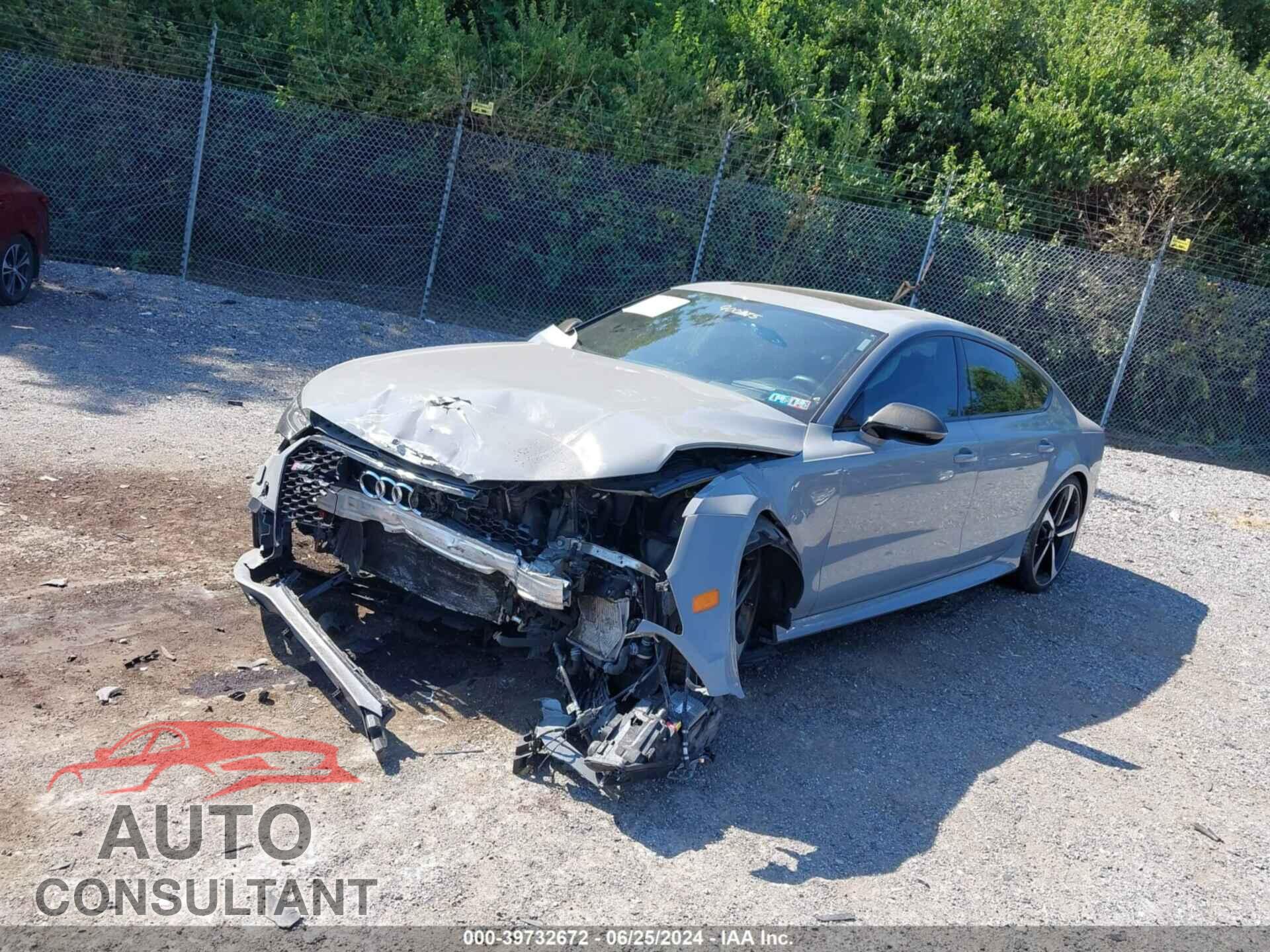 AUDI RS 7 2016 - WUAW2AFC8GN900785