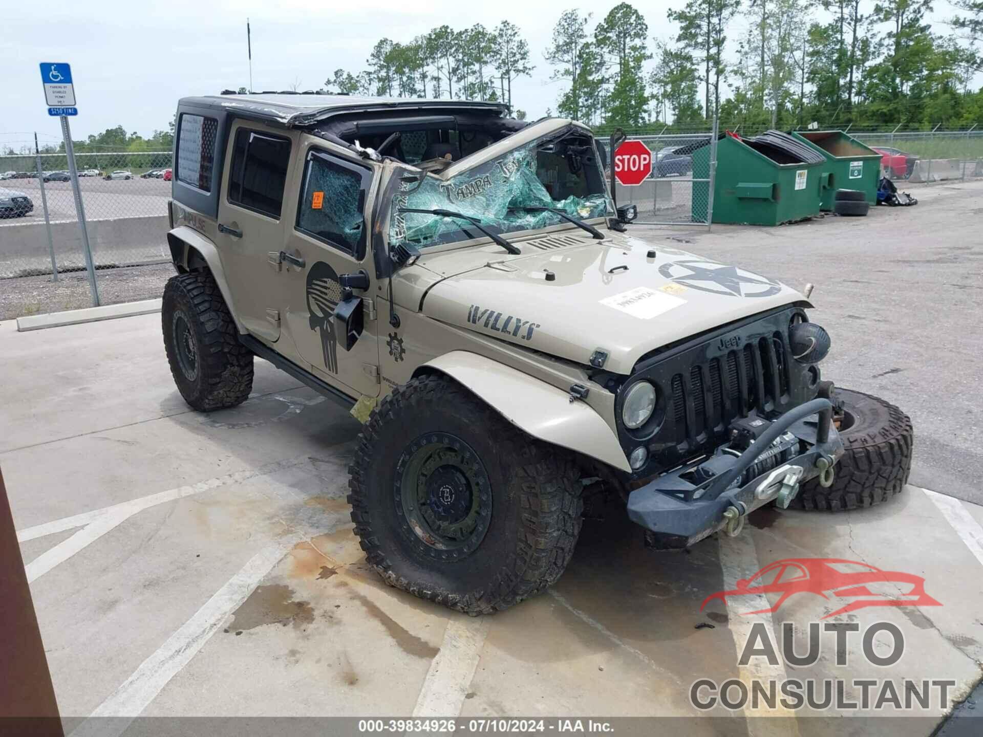 JEEP WRANGLER UNLIMITED 2017 - 1C4BJWDG3HL613191