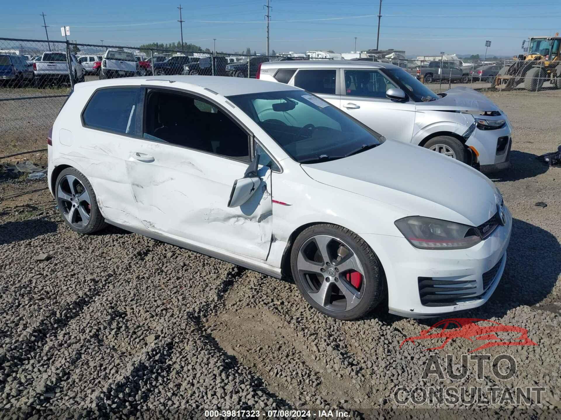 VOLKSWAGEN GOLF GTI 2016 - 3VWYT7AU4GM024973