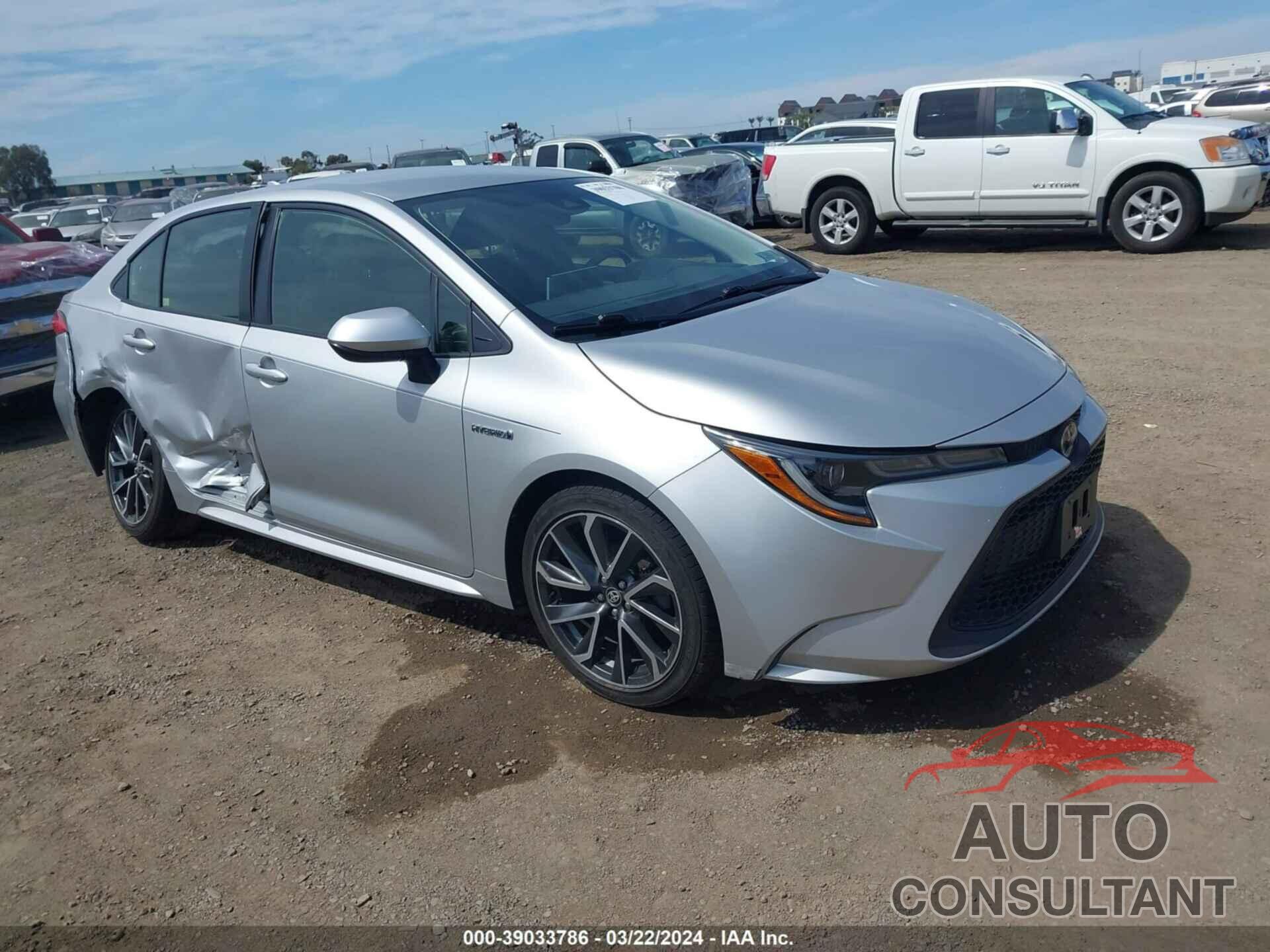 TOYOTA COROLLA 2021 - JTDEAMDE5MJ018039
