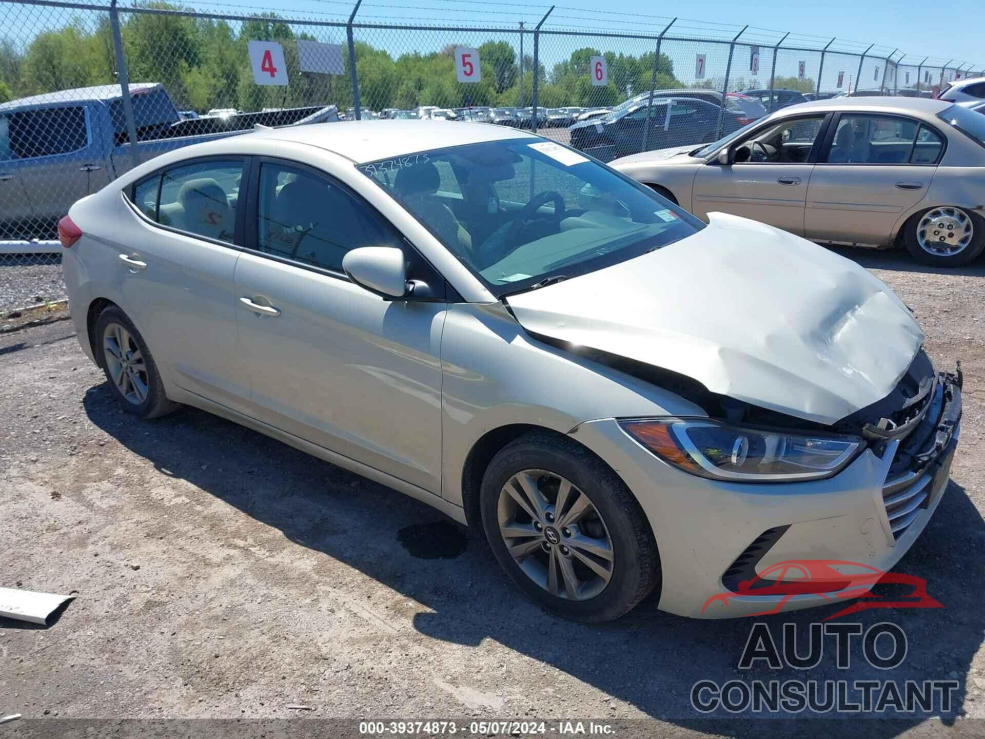 HYUNDAI ELANTRA 2017 - KMHD84LFXHU065097