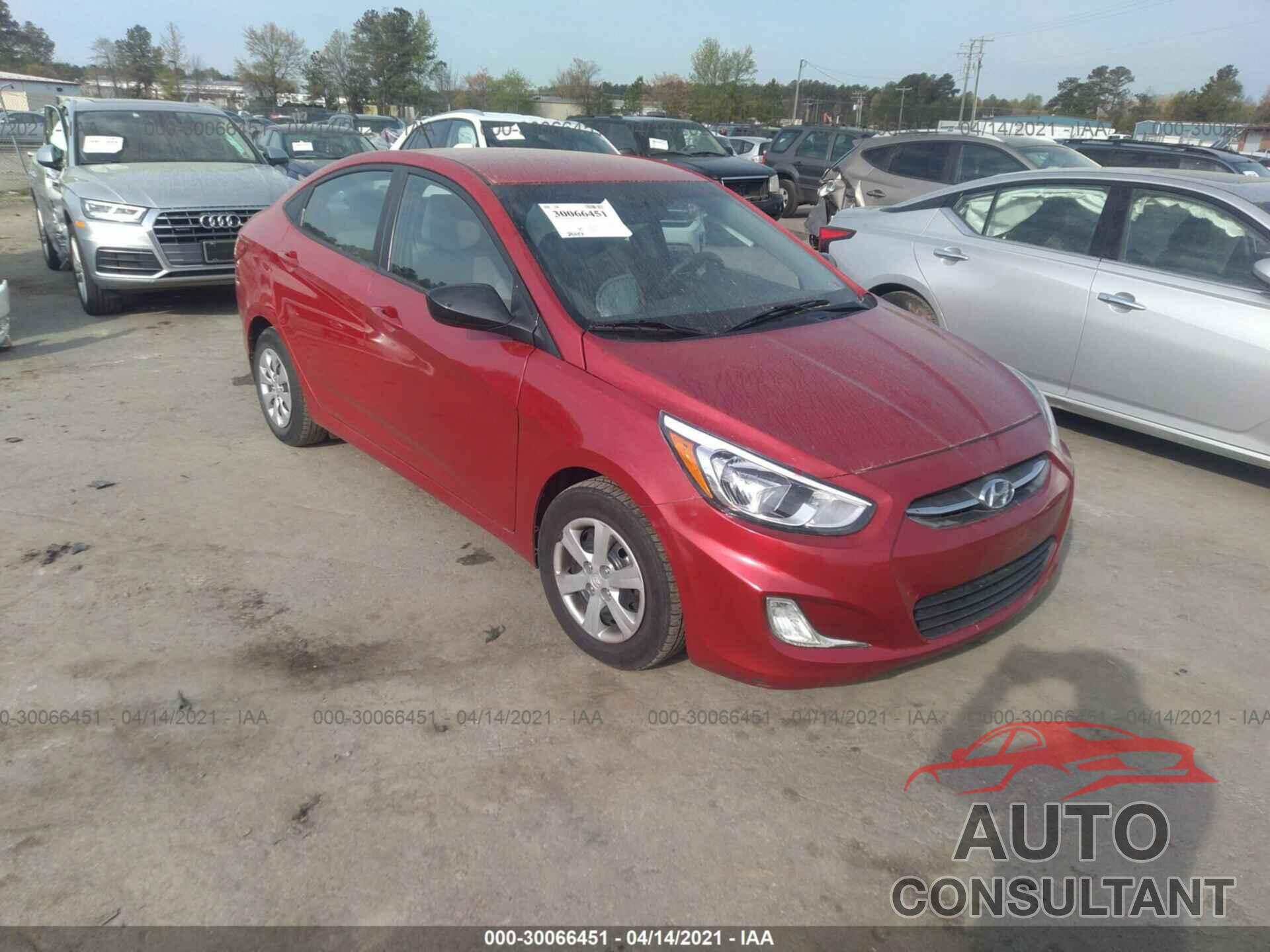 HYUNDAI ACCENT 2016 - KMHCT4AE6GU157584