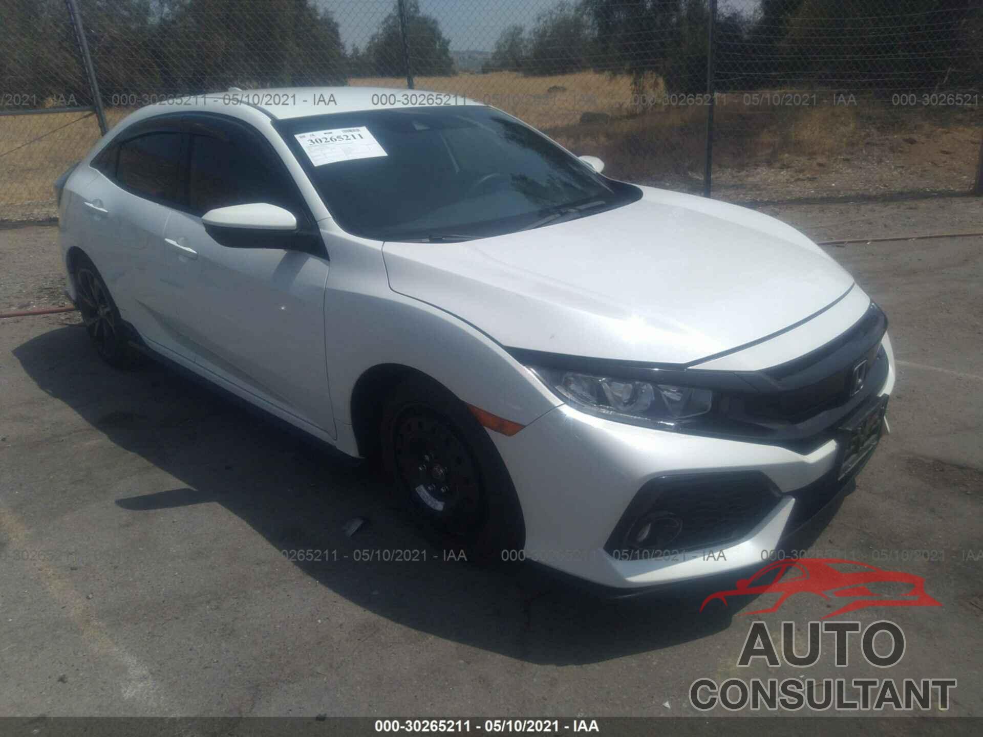 HONDA CIVIC HATCHBACK 2019 - SHHFK7H49KU405085