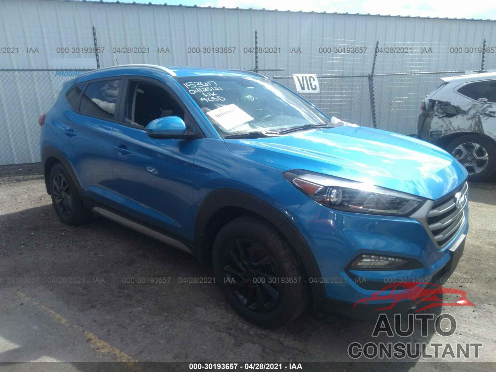 HYUNDAI TUCSON 2017 - KM8J3CA49HU316995