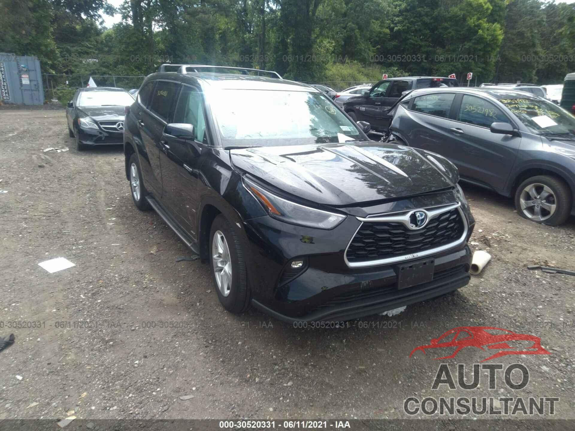 TOYOTA HIGHLANDER 2021 - 5TDBBRCH4MS522822