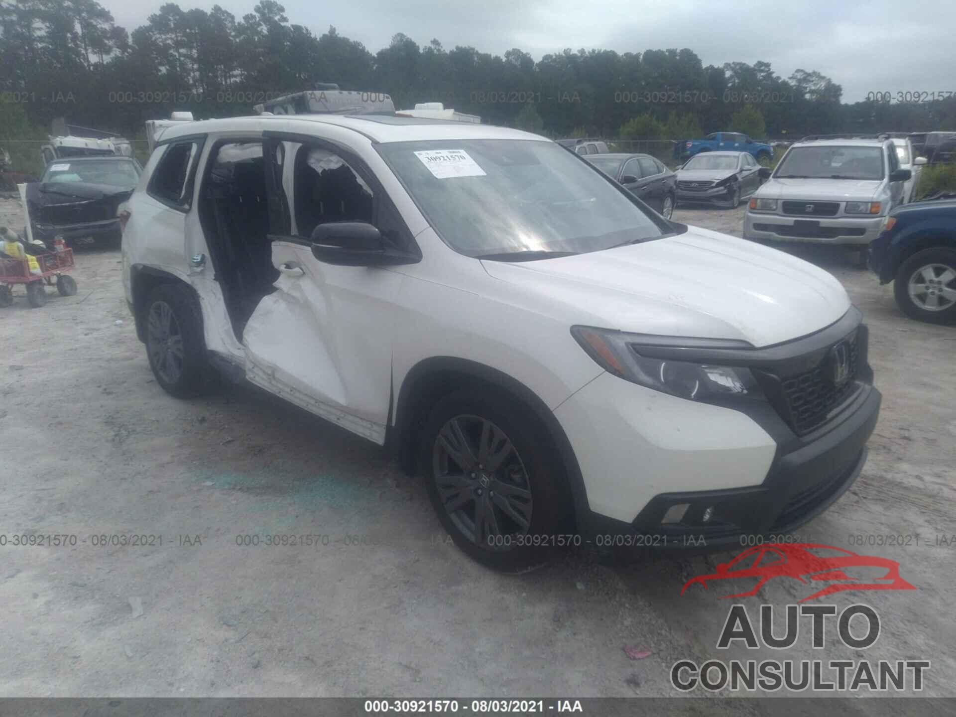 HONDA PASSPORT 2019 - 5FNYF7H57KB006795