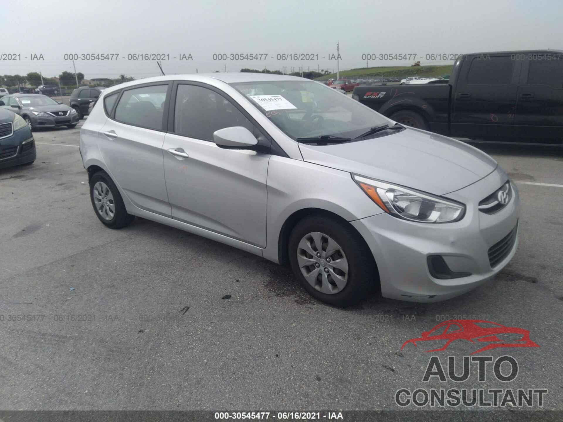 HYUNDAI ACCENT 2016 - KMHCT5AE4GU252828