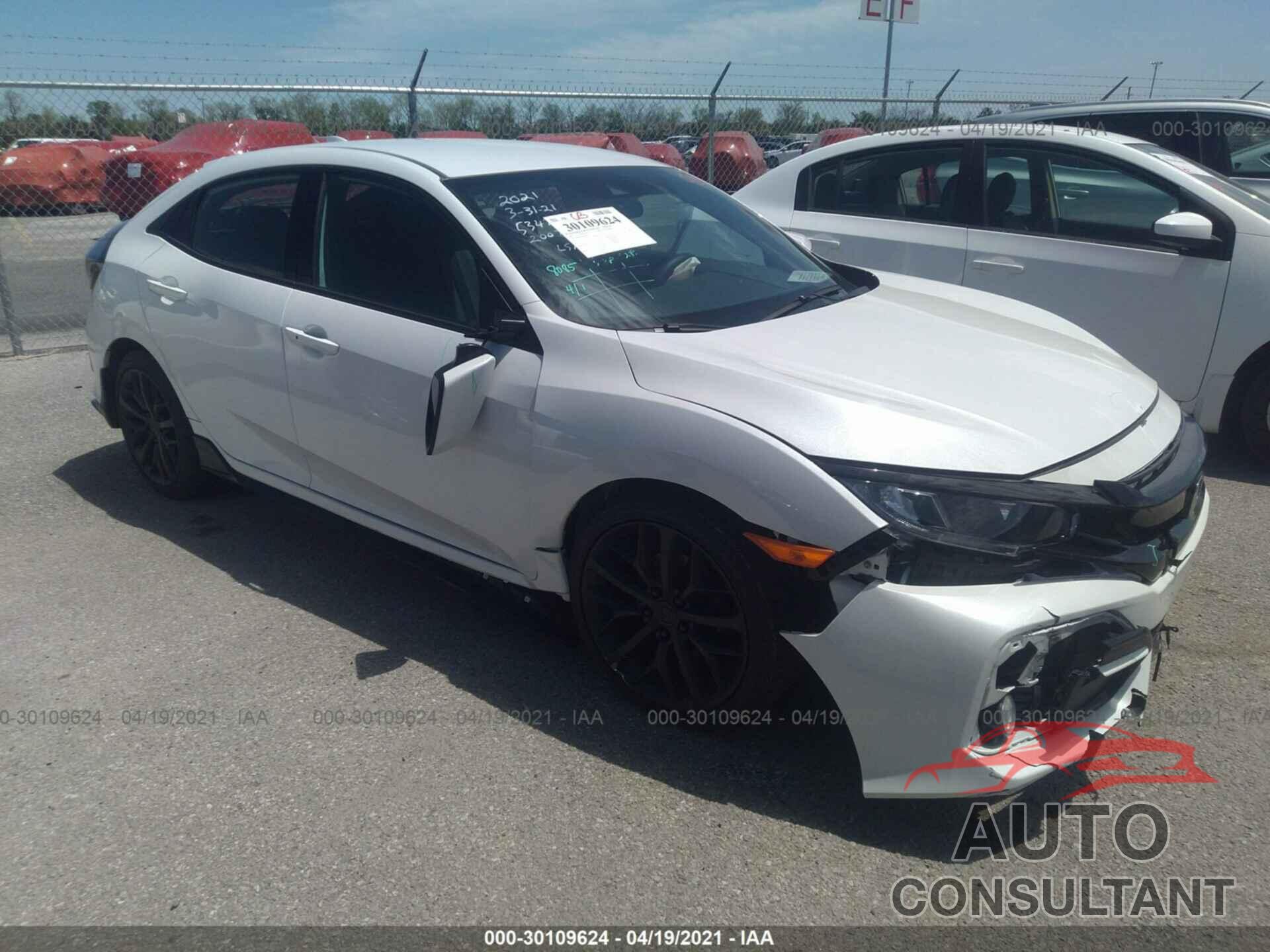 HONDA CIVIC HATCHBACK 2021 - SHHFK7H4XMU200734