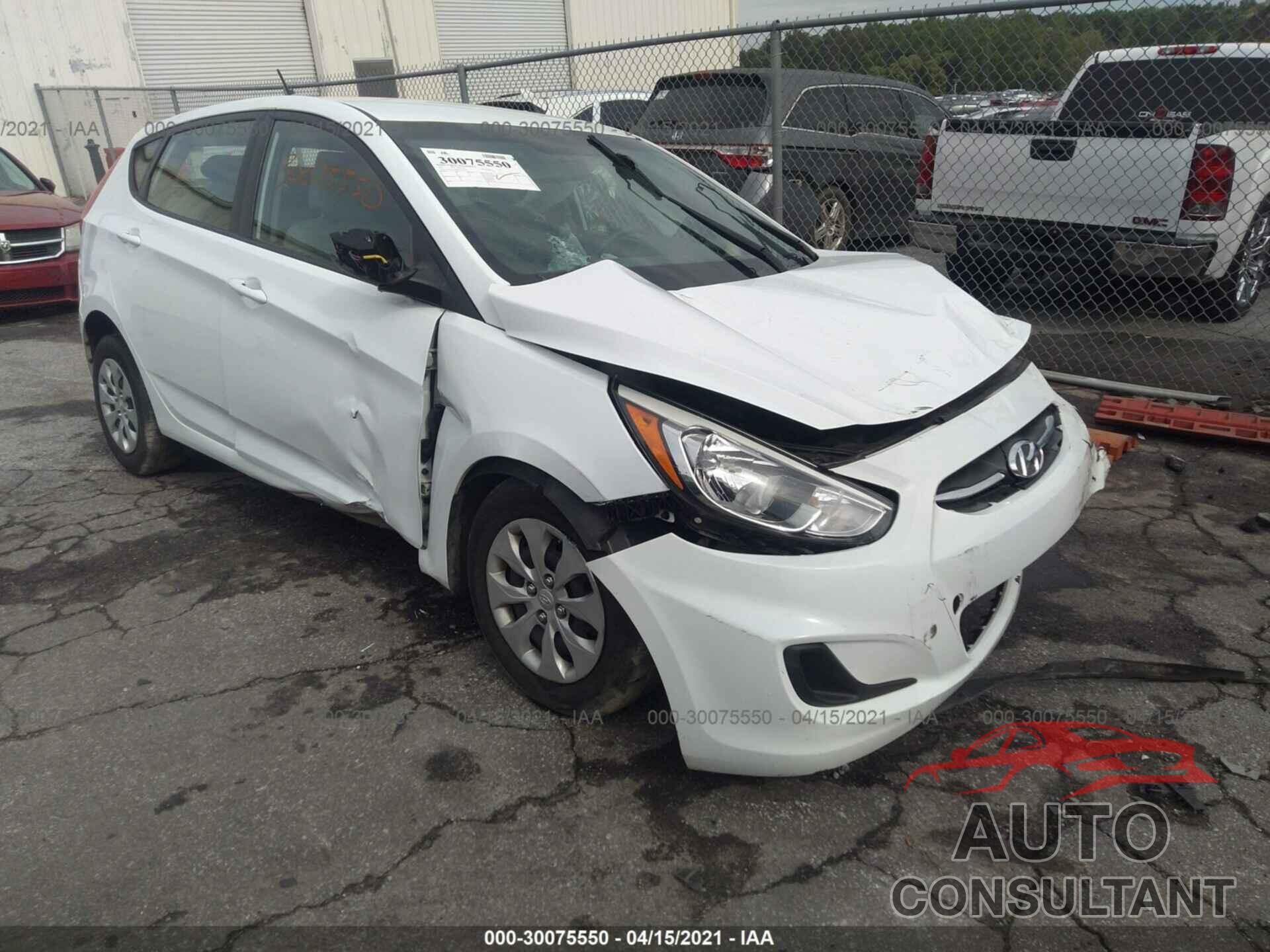 HYUNDAI ACCENT 2017 - KMHCT5AE0HU336744