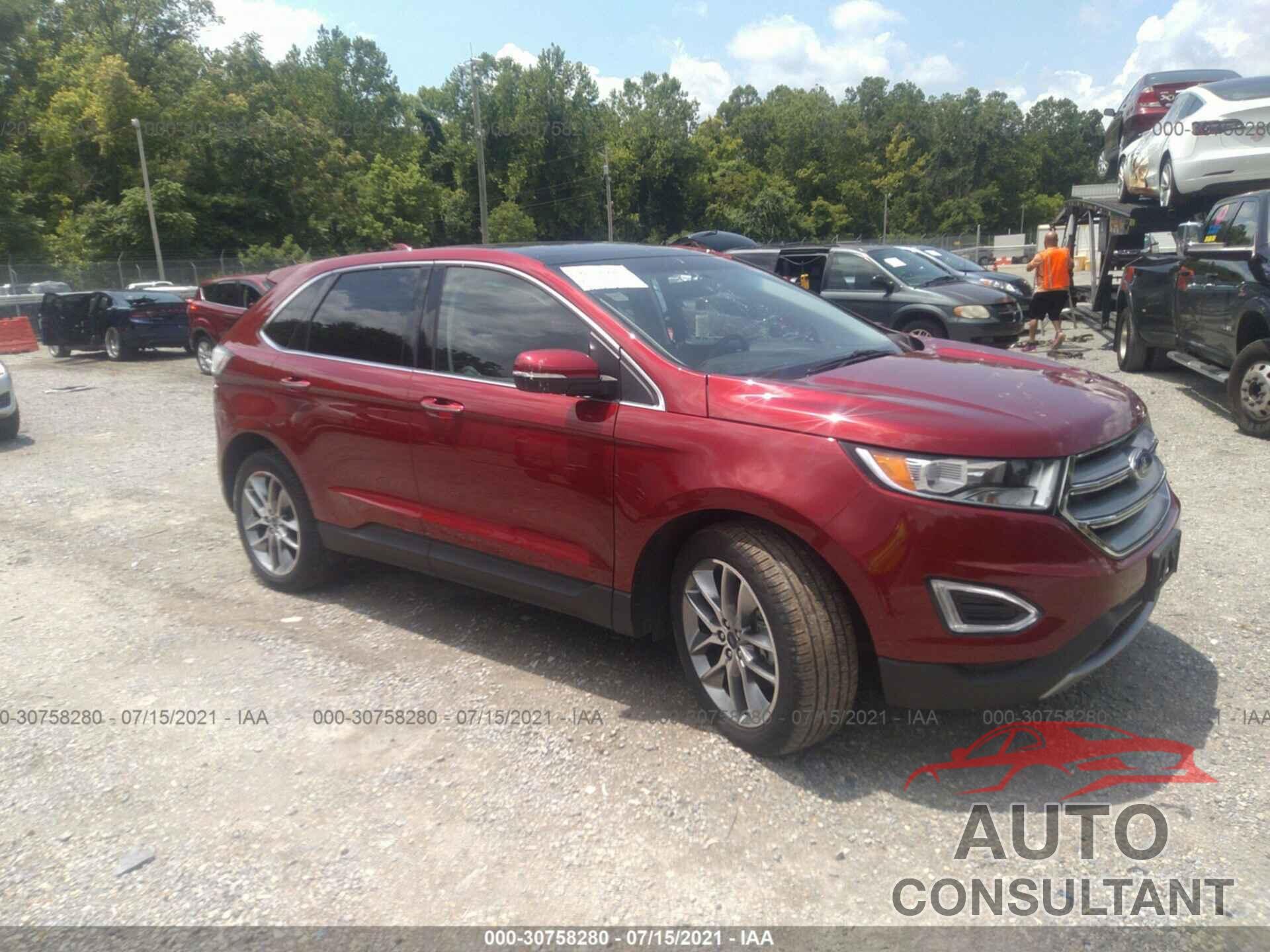 FORD EDGE 2016 - 2FMPK4K89GBC50070