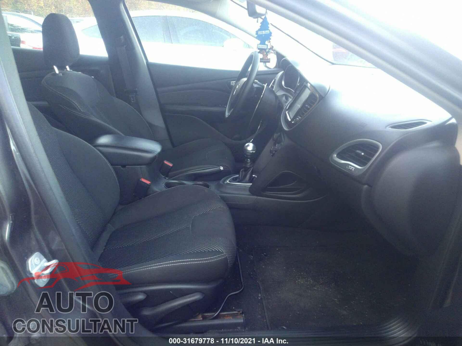 DODGE DART 2016 - 1C3CDFBB5GD564902