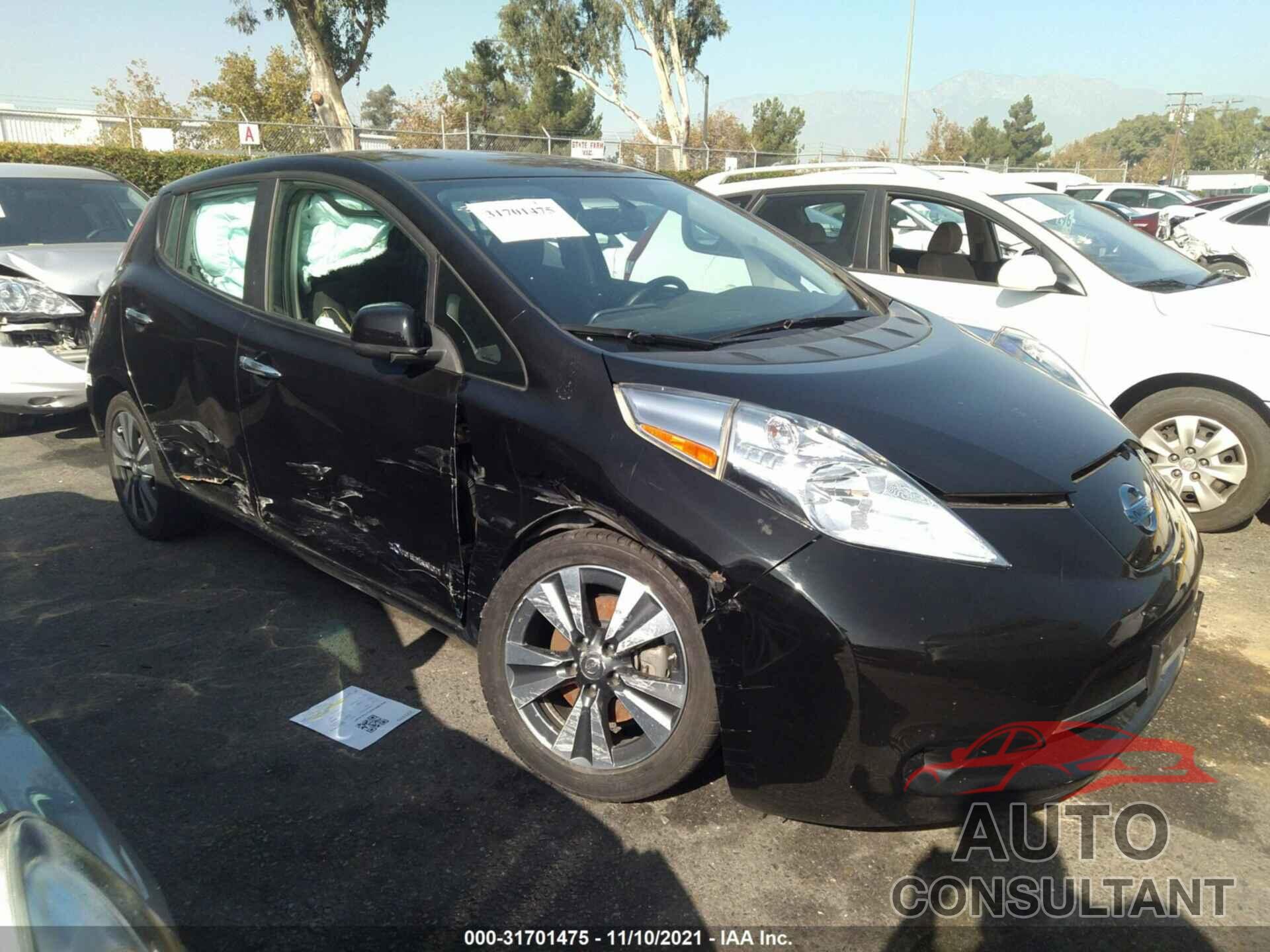 NISSAN LEAF 2016 - 1N4BZ0CP0GC303978