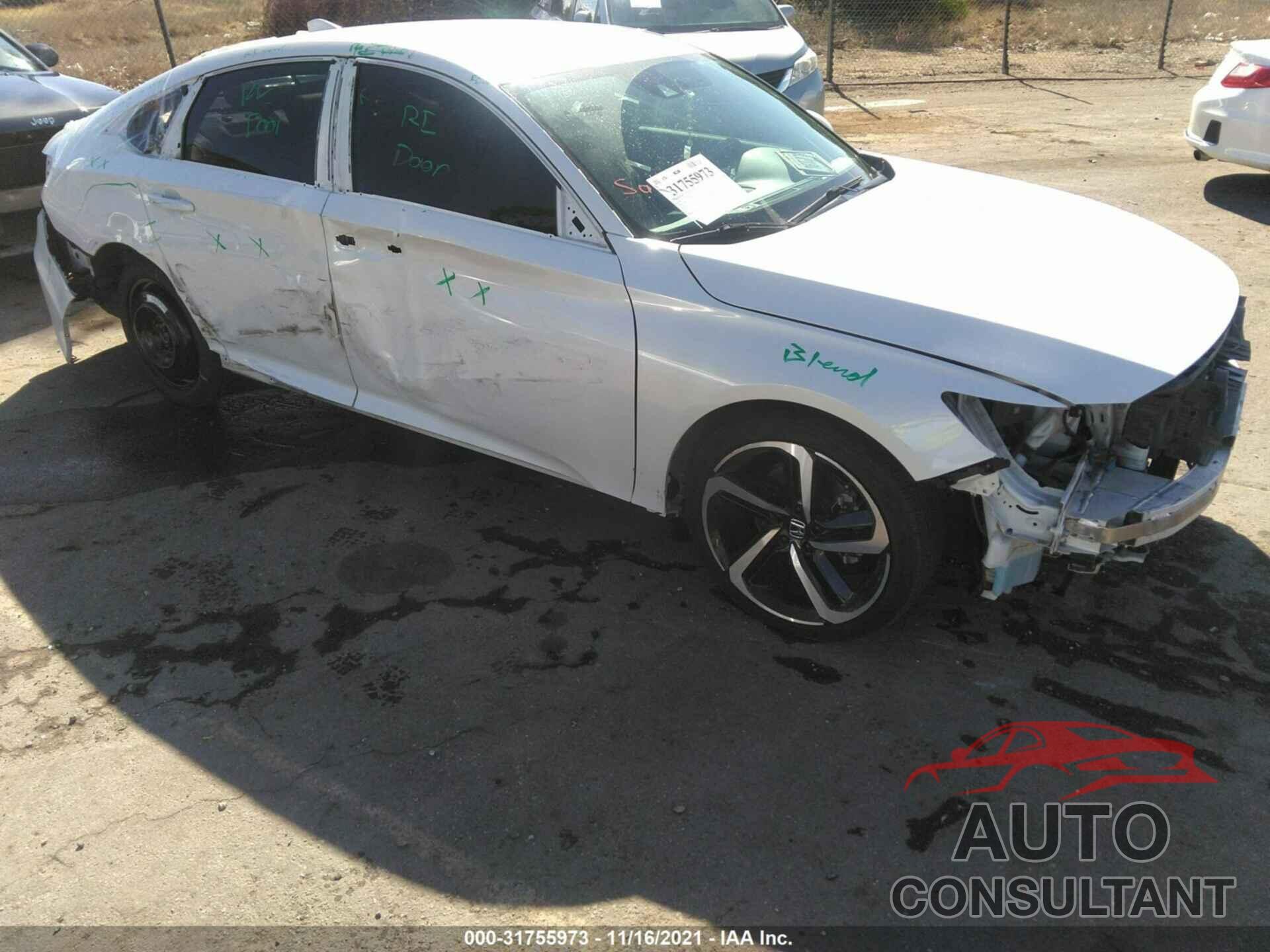 HONDA ACCORD SEDAN 2018 - 1HGCV1F33JA001081