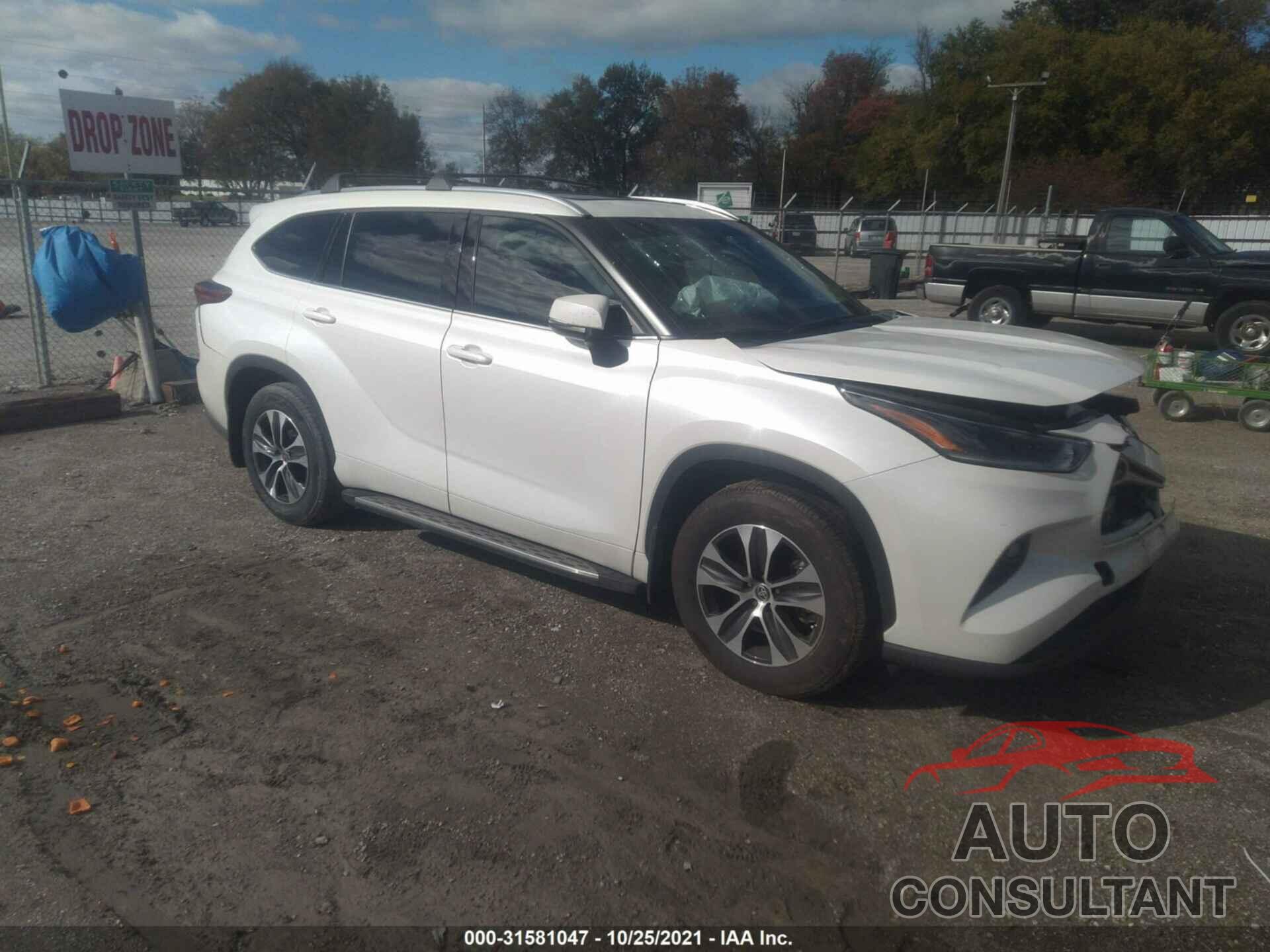 TOYOTA HIGHLANDER 2021 - 5TDGZRAH7MS072166