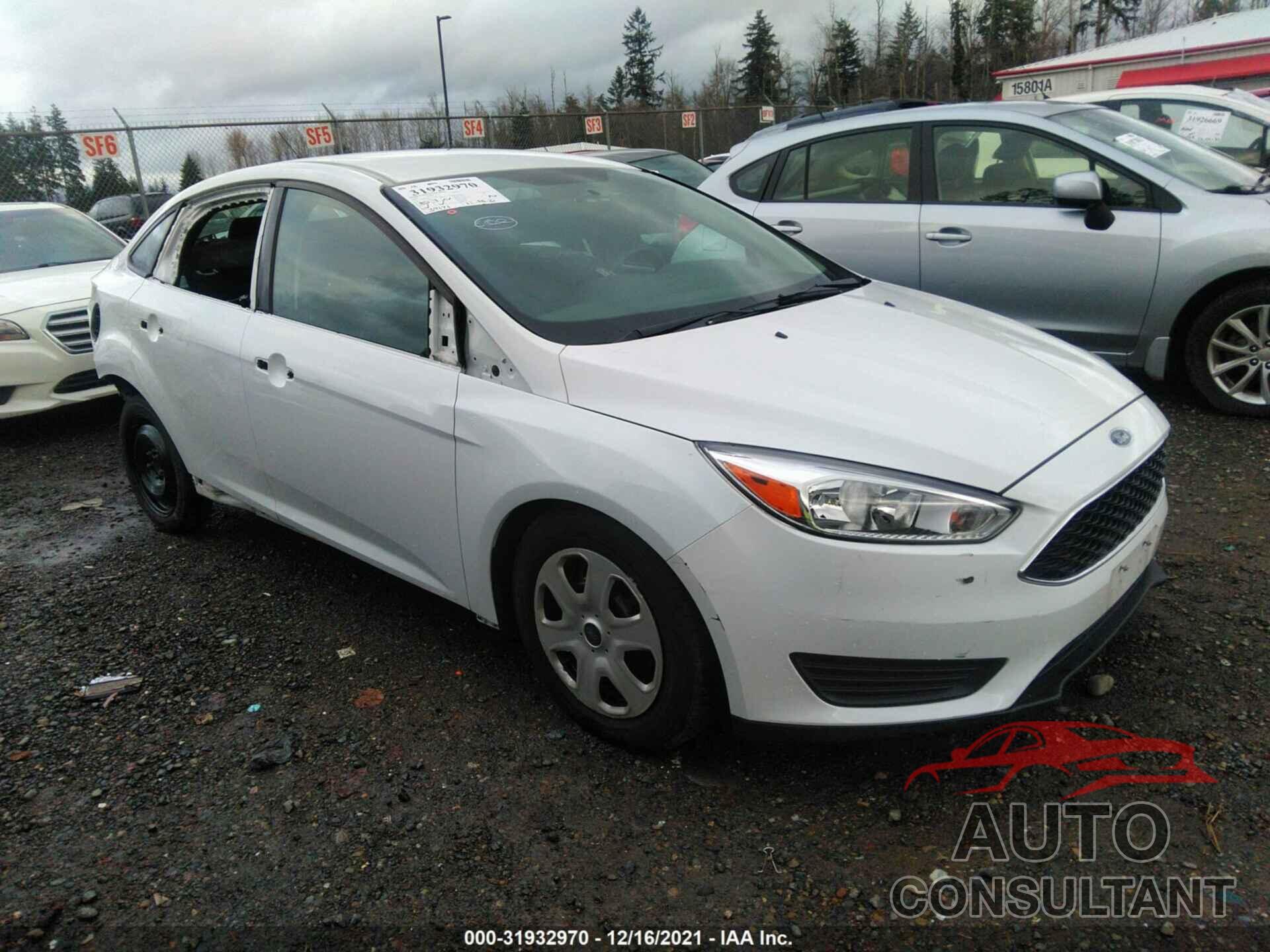 FORD FOCUS 2016 - 1FADP3E25GL315769