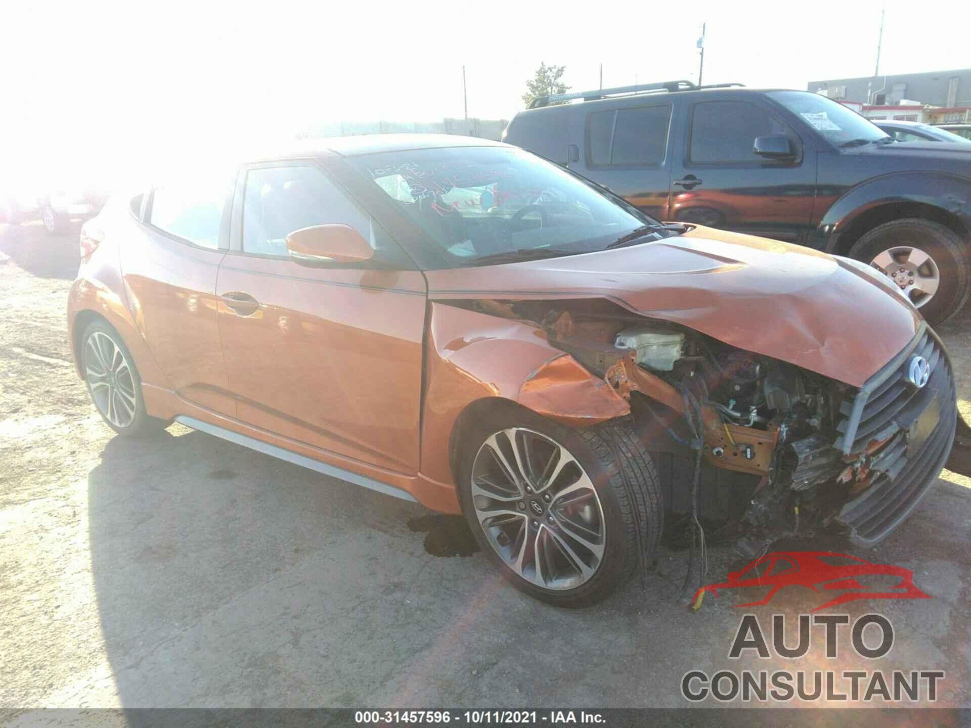 HYUNDAI VELOSTER 2016 - KMHTC6AEXGU303724