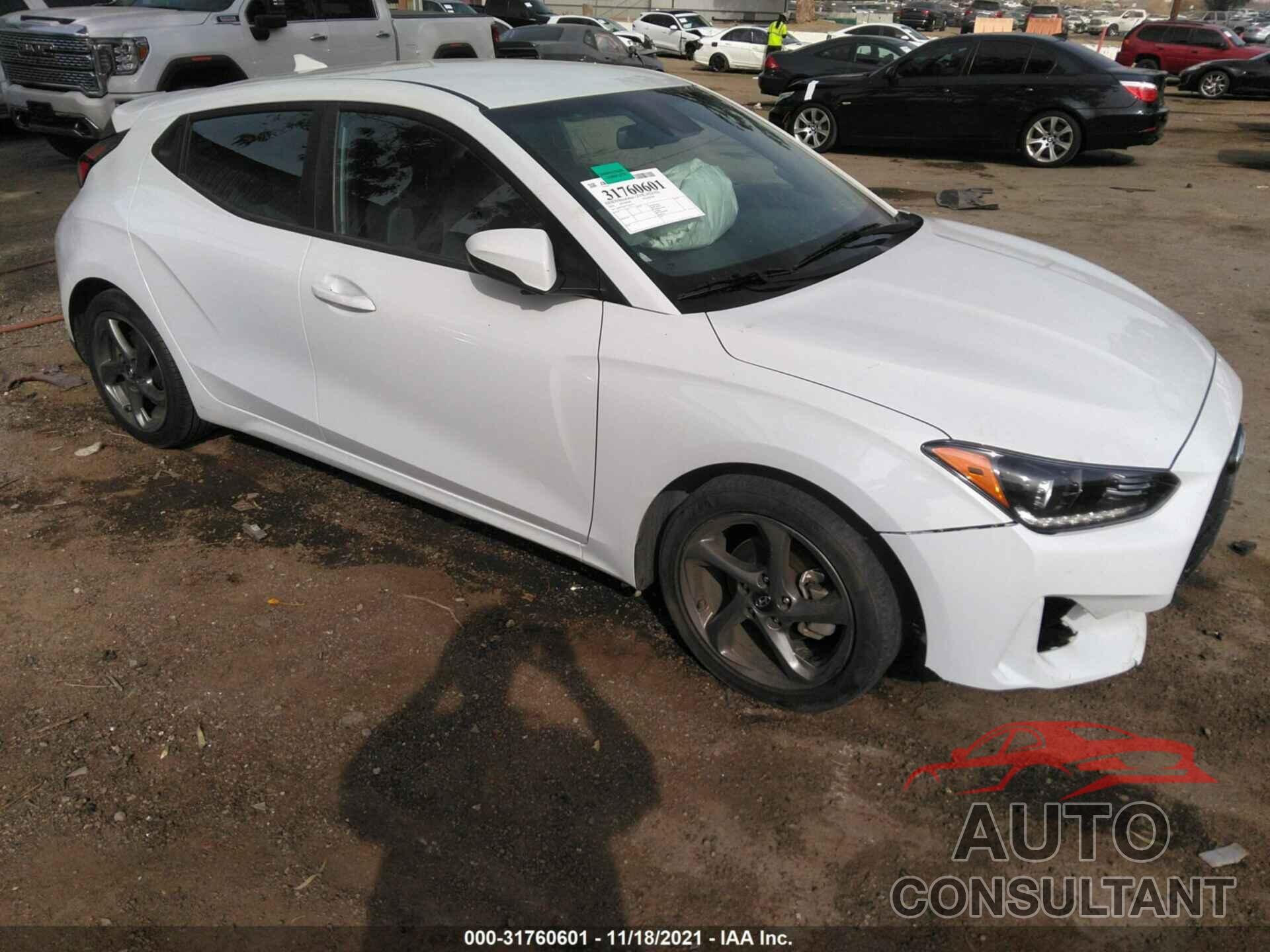 HYUNDAI VELOSTER 2020 - KMHTG6AF7LU031771