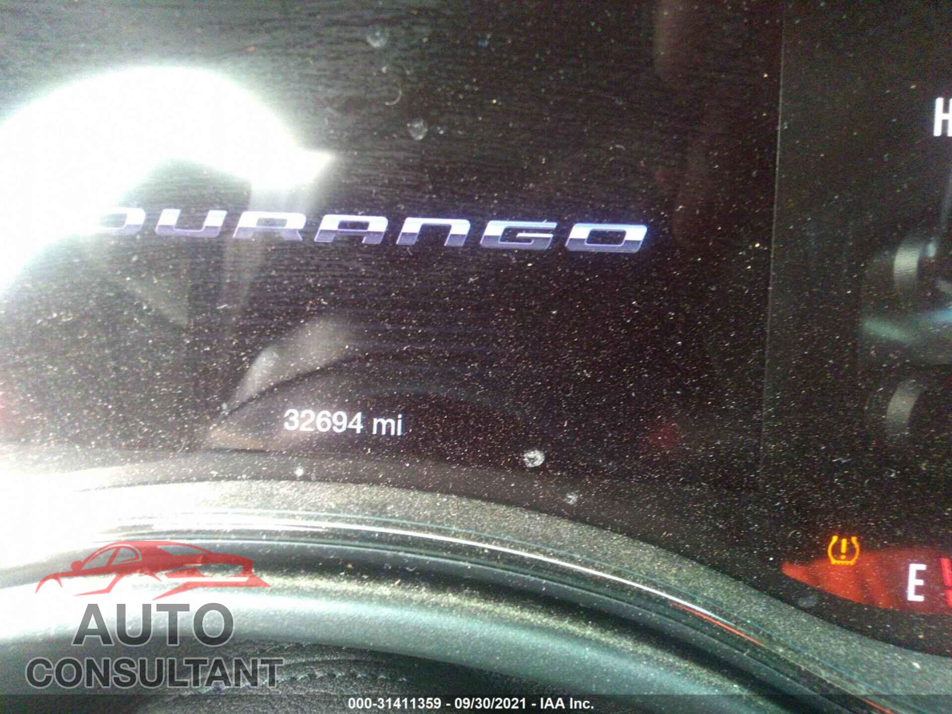 DODGE DURANGO 2020 - 1C4RDJDGXLC308031