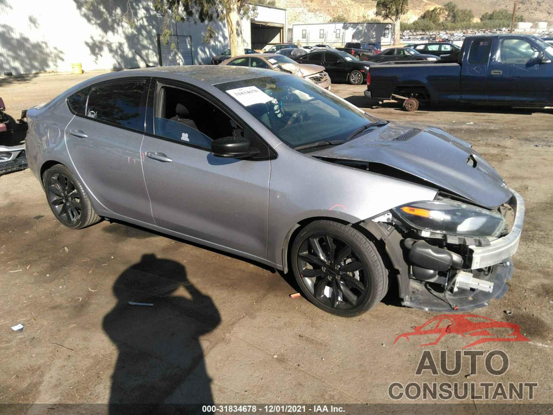 DODGE DART 2016 - 1C3CDFGB6GD791332