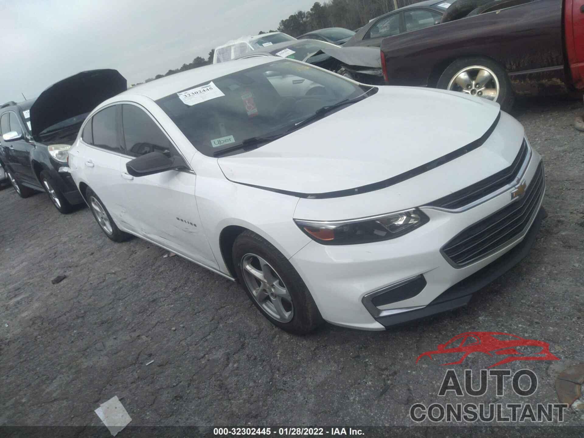 CHEVROLET MALIBU 2017 - 1G1ZB5STXHF121707