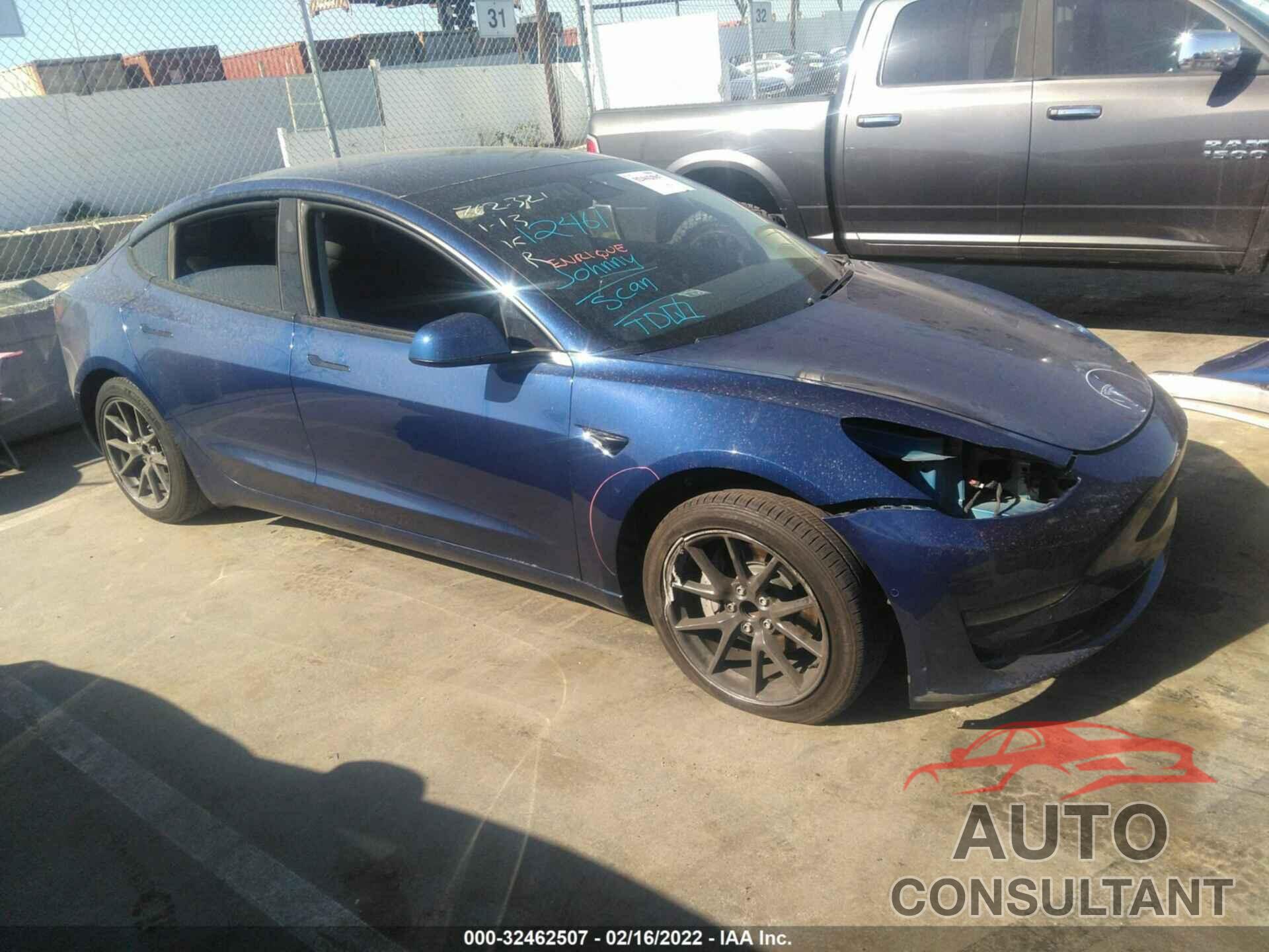 TESLA MODEL 3 2021 - 5YJ3E1EA4MF878821