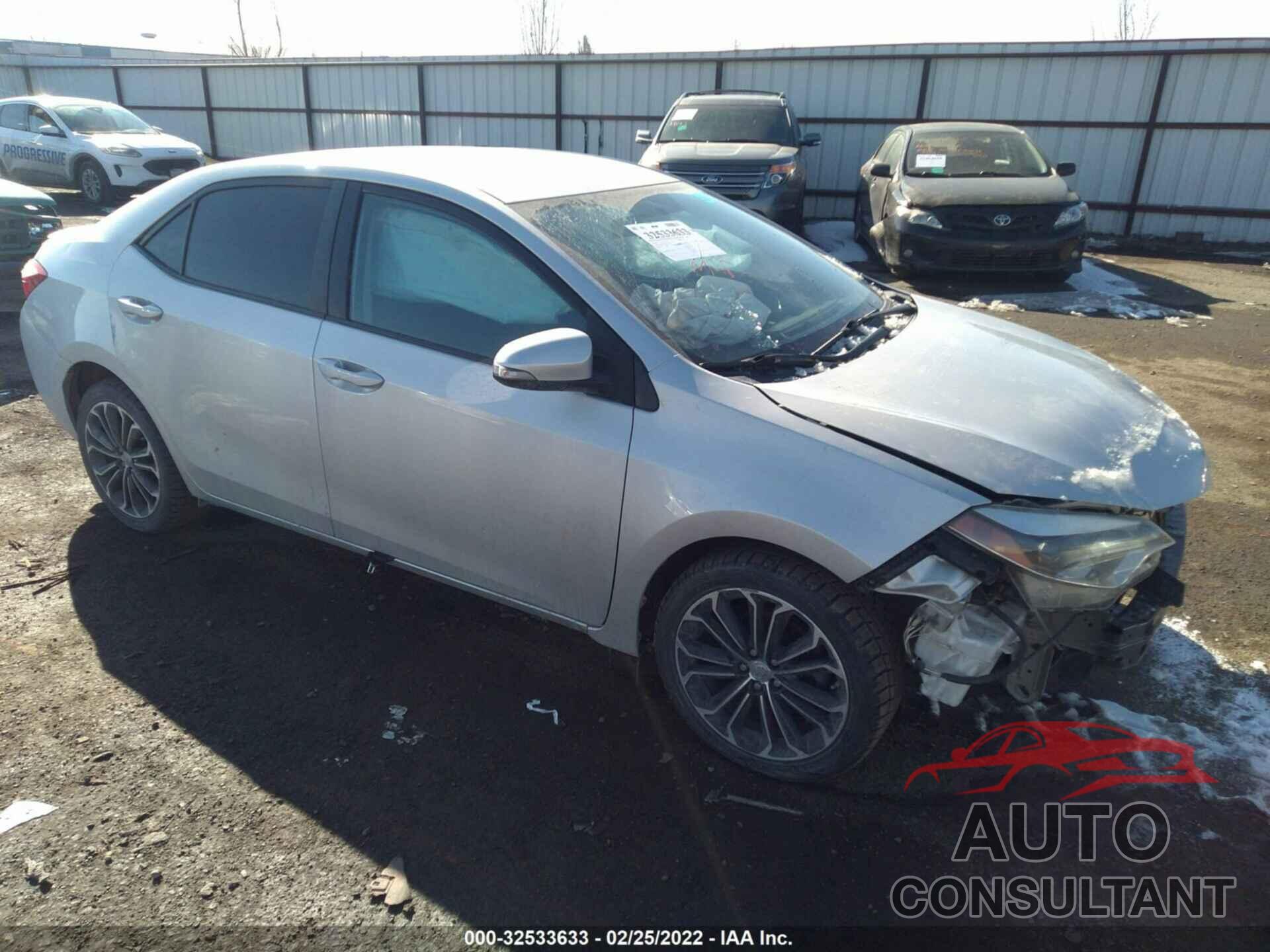 TOYOTA COROLLA 2016 - 5YFBURHE3GP491942